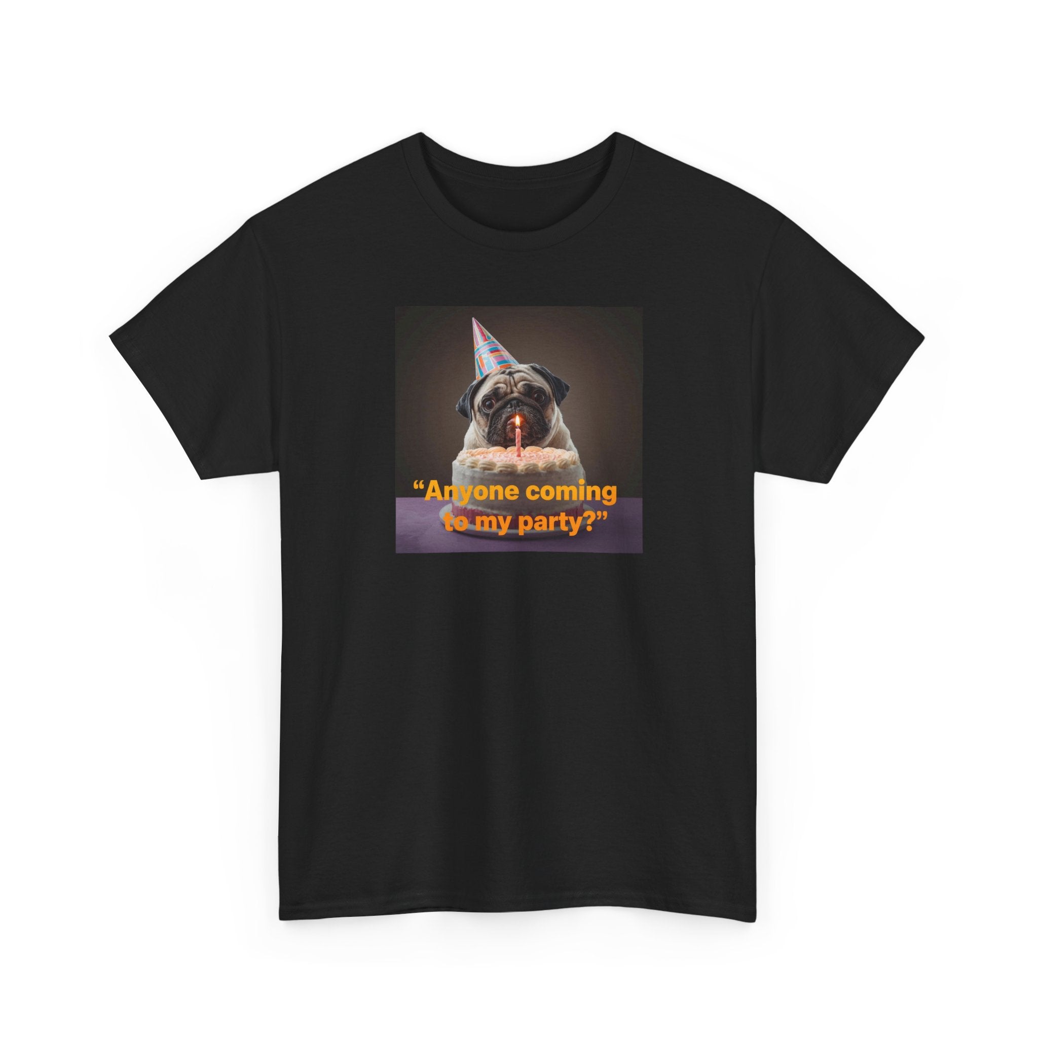 Unisex Birthday Party T-shirt– Fun Cotton T-Shirt for Pet Lovers, Birthday Gift, Casual Wear, Party Attire, Dog Lovers Tee