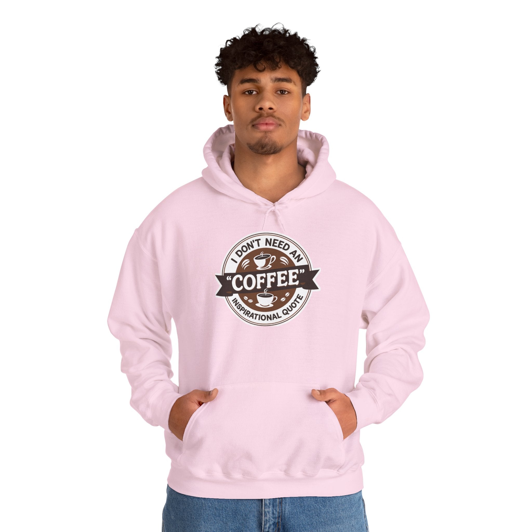 No Inspirational Quotes, just Coffee - Coffee Lovers Unisex Hoodie, Cozy Sweatshirt for Coffee Enthusiasts, Gift for Birthdays, Relaxed Vibe, Perfect for Chill Days
