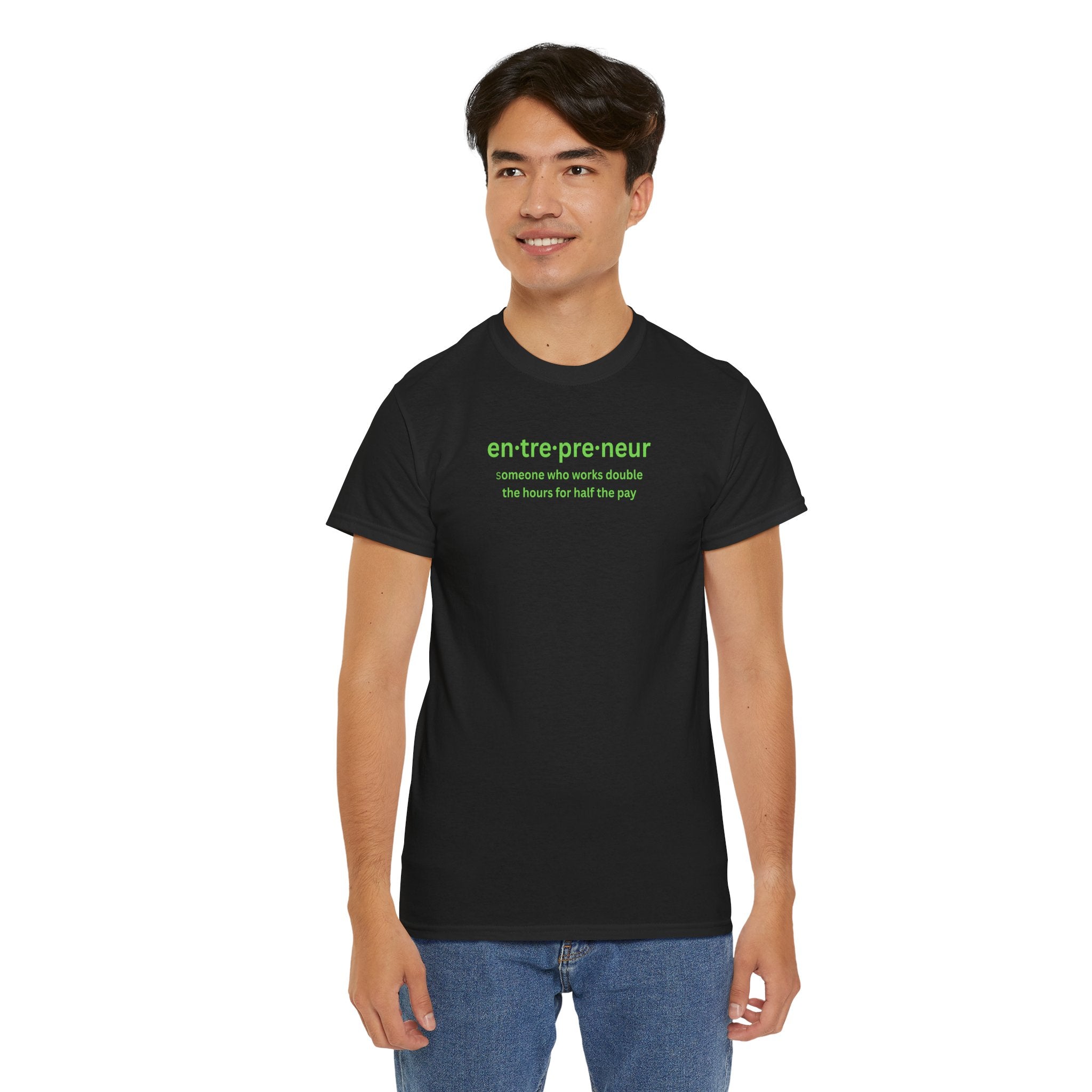 Unisex Entrepreneur T-shirt - Motivational Cotton Shirt for Creatives, Stylish Gift for Graduations, Birthdays, Work Events, Casual Wear