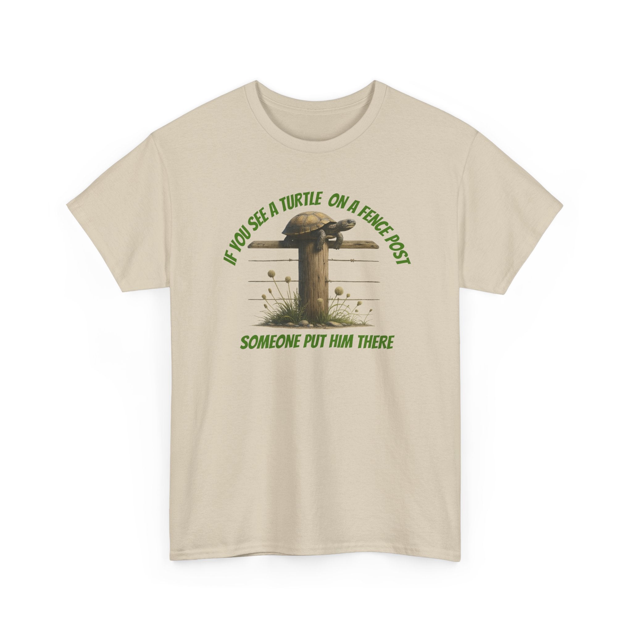 Whimsical Turtle Tee - Funny Animal T-Shirt, Gift for Nature Lovers, Deep Thoughts, Unique Casual Wear