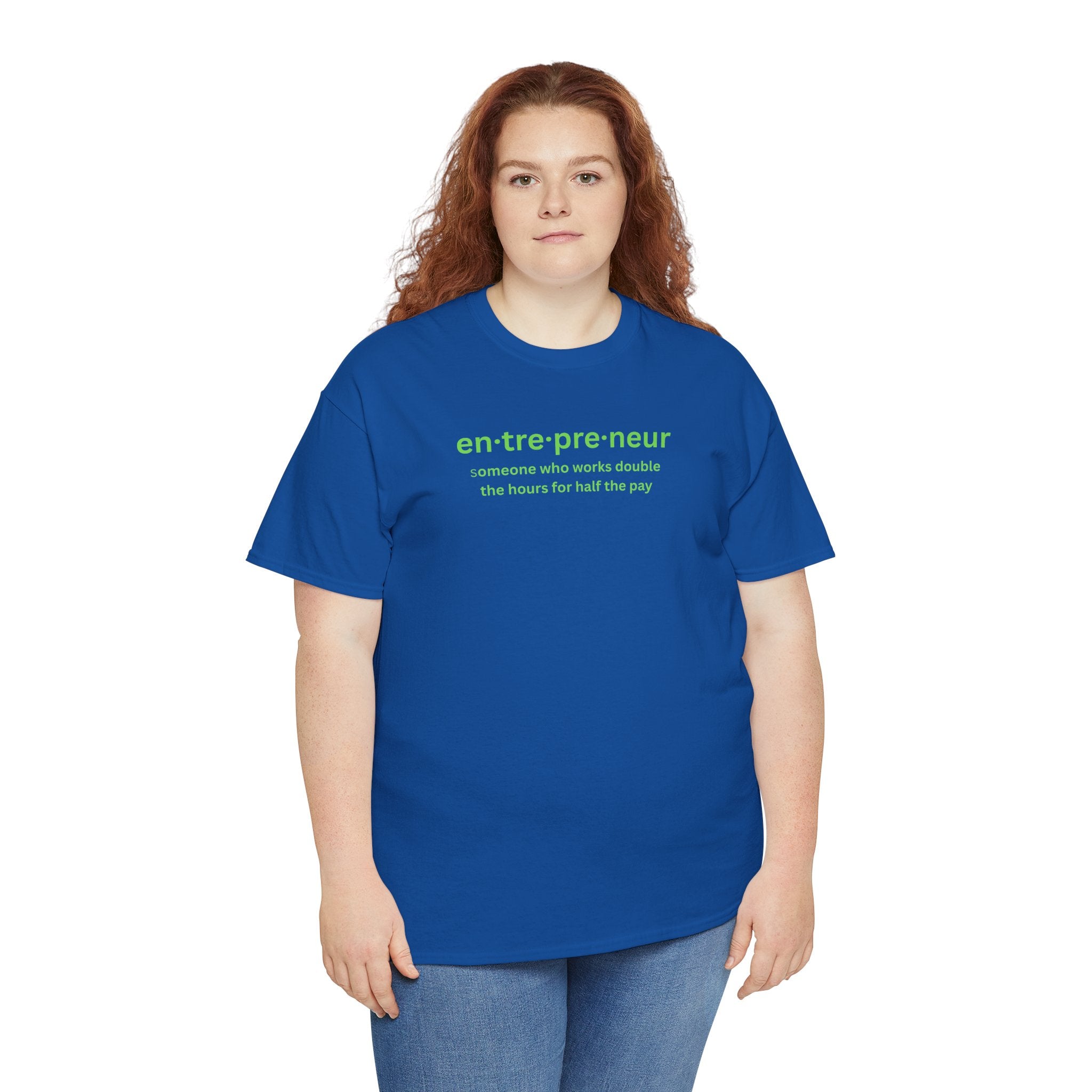 Unisex Entrepreneur T-shirt - Motivational Cotton Shirt for Creatives, Stylish Gift for Graduations, Birthdays, Work Events, Casual Wear
