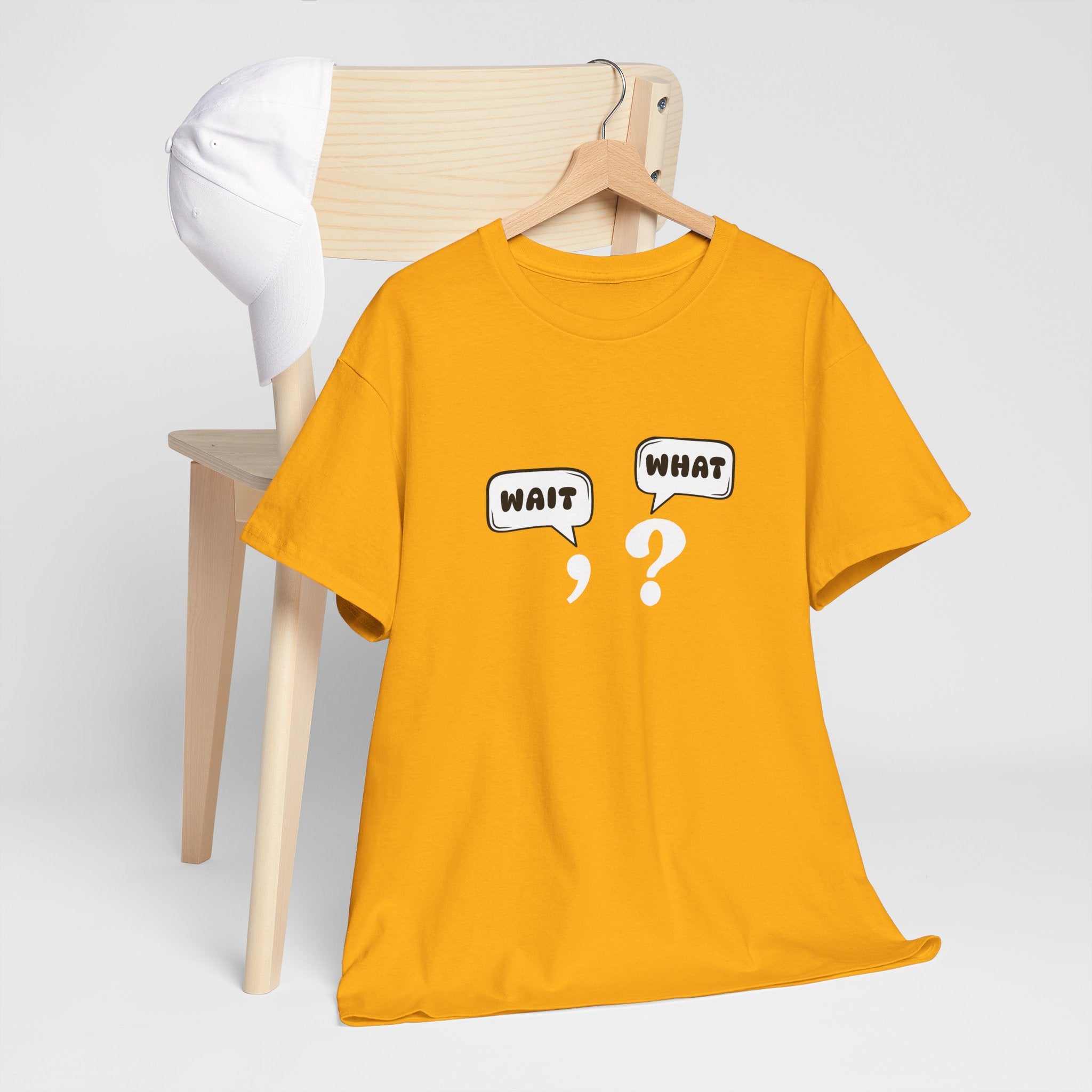 Unisex Tee with Whimsical Quote | Funny Cotton T-shirt for Casual Outings, Gift for Friends, Teachers, Nerds, Grammar, Birthday Present, Everyday Wear