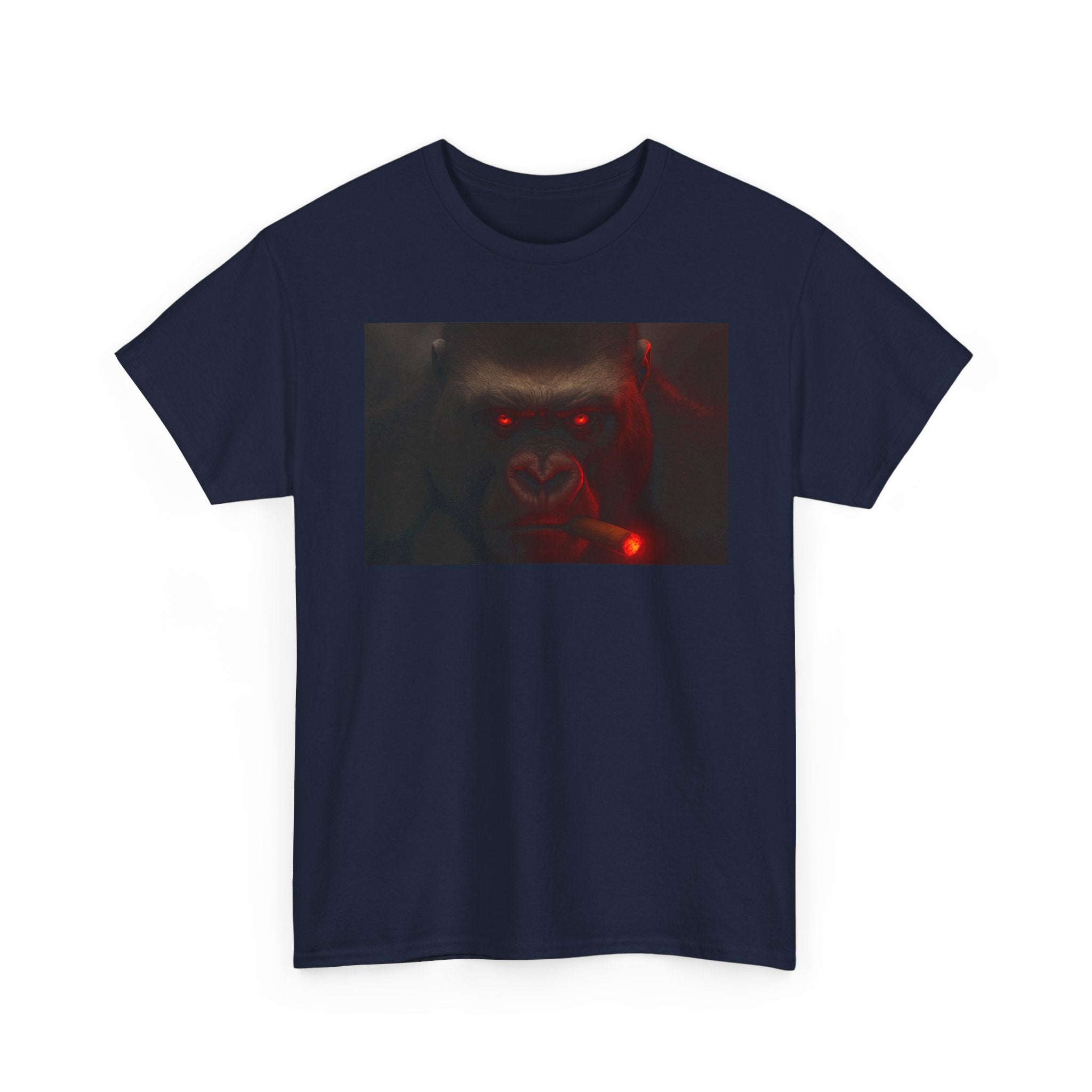 Beast Mode Gorilla - Unisex Heavy Cotton Shirt, Spooky Halloween Gift, Graphic T-Shirt, Casual Wear, Unique Design