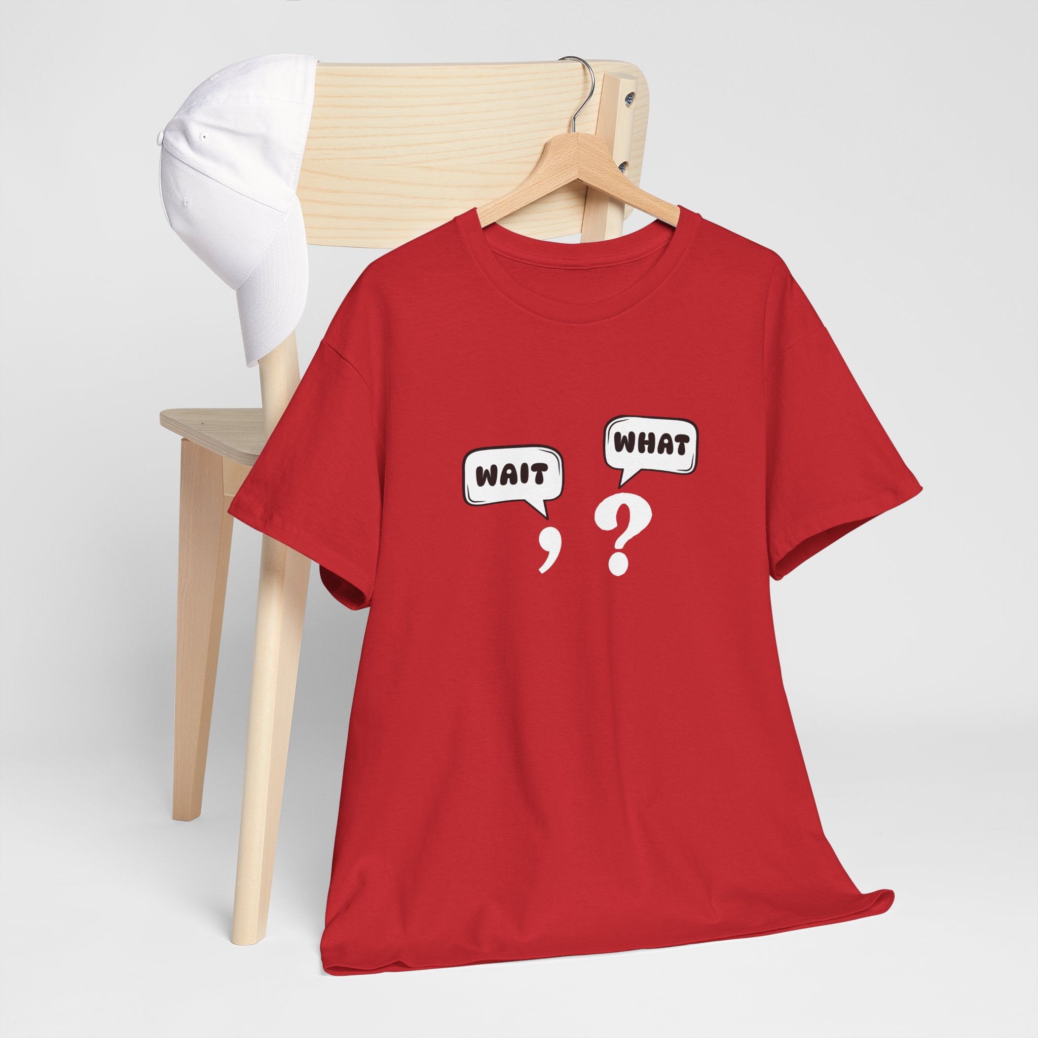 Unisex Tee with Whimsical Quote | Funny Cotton T-shirt for Casual Outings, Gift for Friends, Teachers, Nerds, Grammar, Birthday Present, Everyday Wear