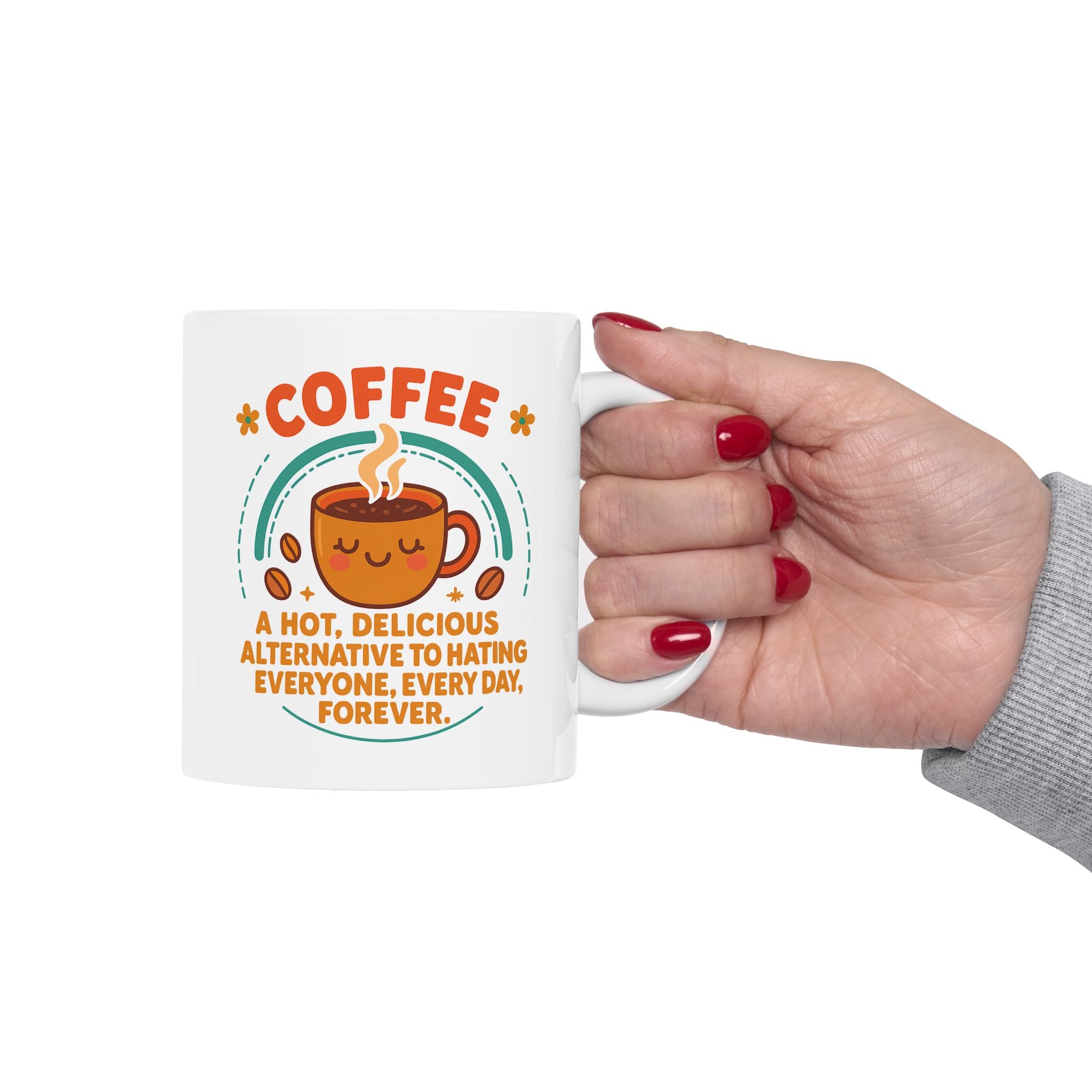 Coffee Mug  - Real Life - Gift for Friends or Family, Home & Office Decor, Tea Lover's Delight, Funny Coffee Mug