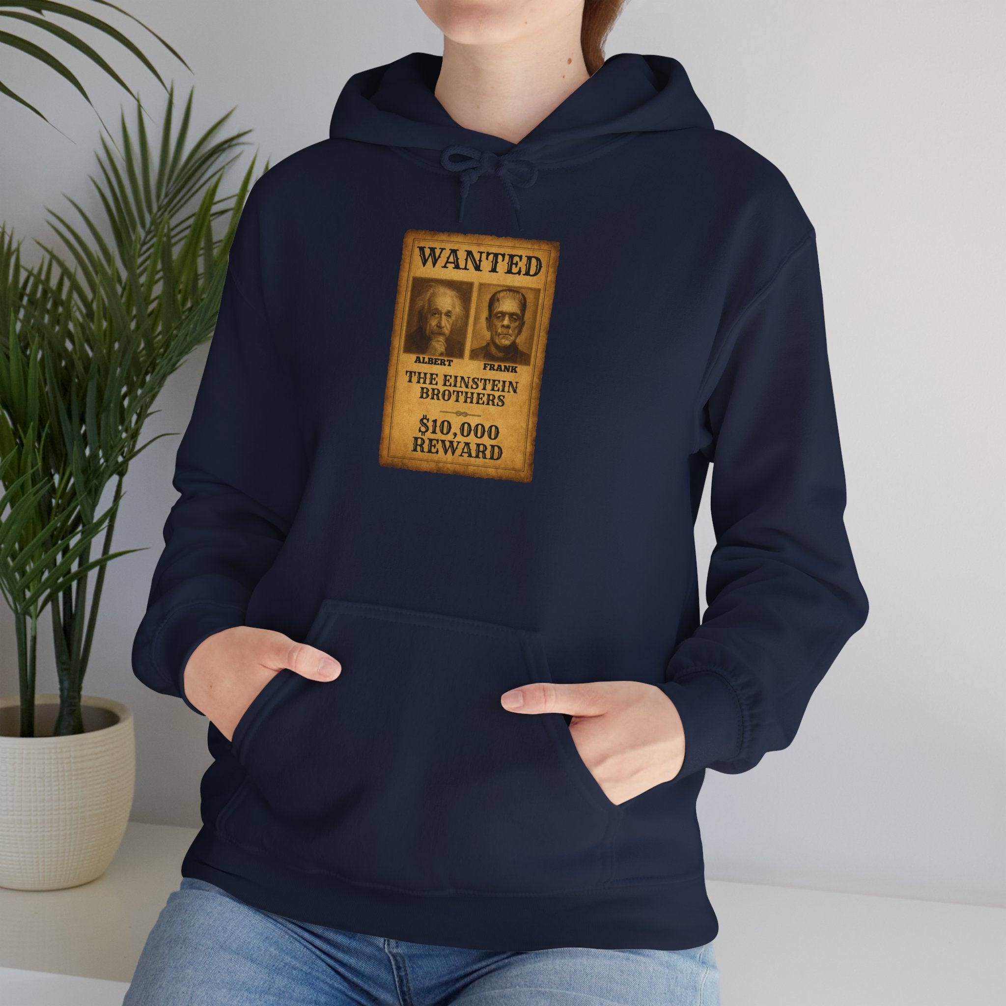 Wanted - The Einstein Brothers  Heavy Blend Hooded Sweatshirt