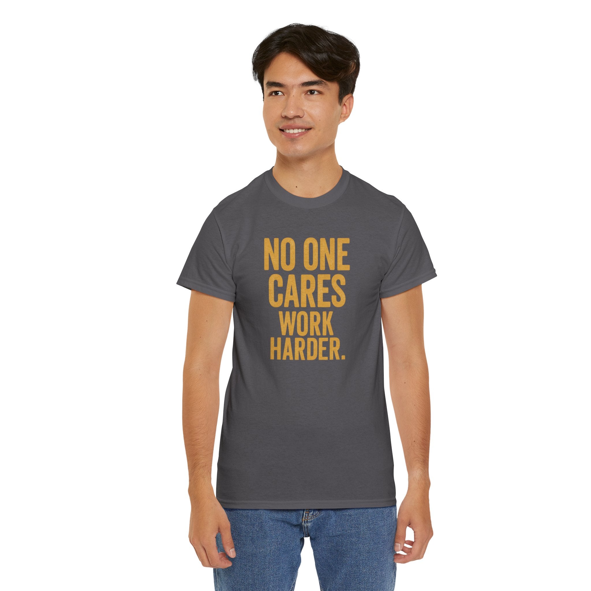 Motivational Unisex Heavy Cotton Tee - Perfect for Gym, Workouts, Fitness, Casual Wear, Gift for Friends