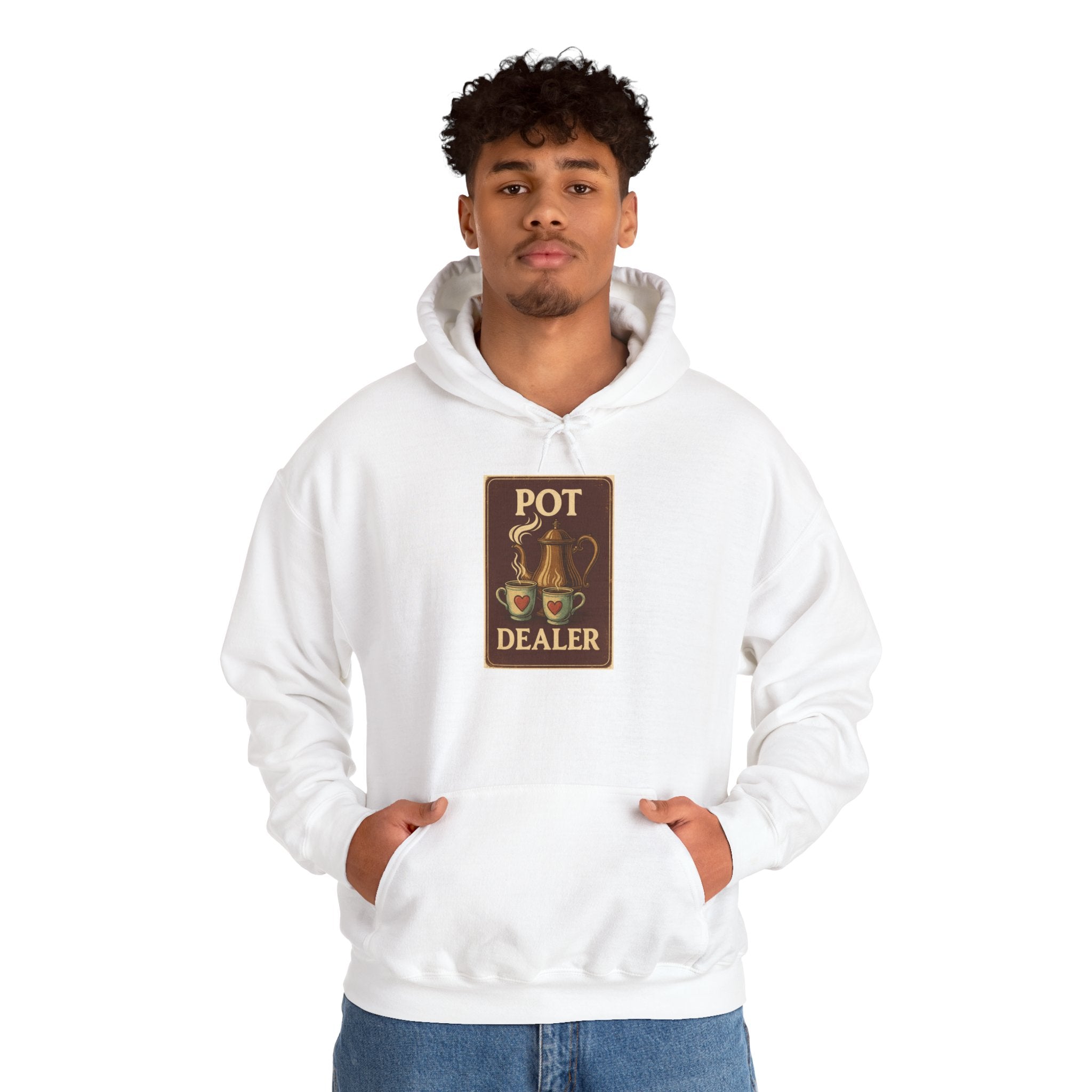 Pot Dealer Hoodie, Funny Gift, Unisex Sweatshirt Hoodie , Cozy Casual Wear, Perfect for Coffee Lovers