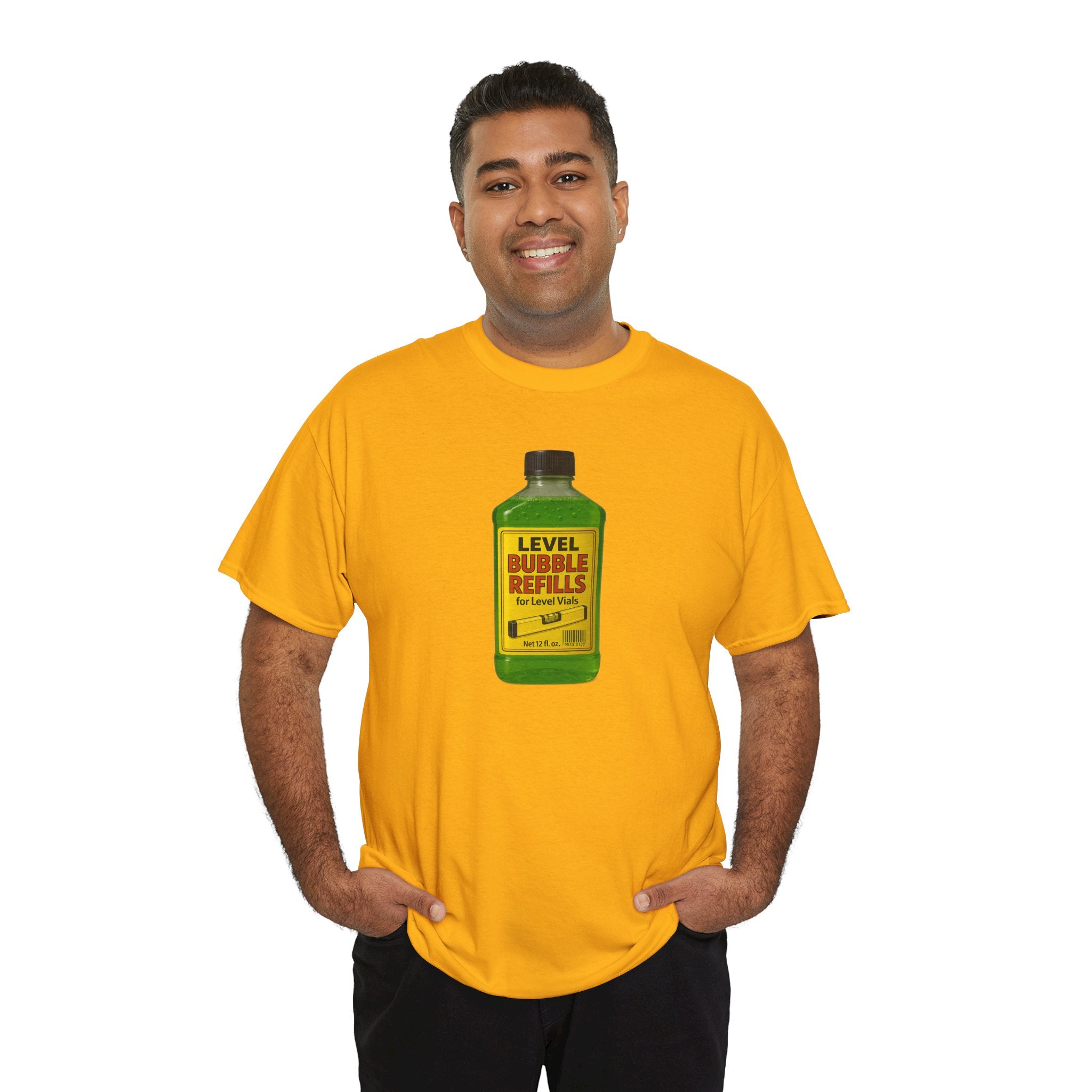 Level Bubbles Refill Gag T-shirt, Fun T-Shirt for Bubble Lovers,  Car Lovers, or just lovers. Casual Wear, Gift for Kids and Adults, Birthday, Summer Fun