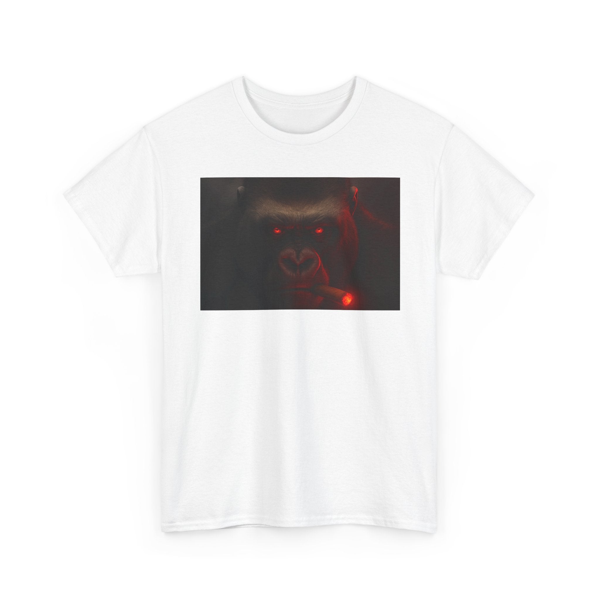 Beast Mode Gorilla - Unisex Heavy Cotton Shirt, Spooky Halloween Gift, Graphic T-Shirt, Casual Wear, Unique Design