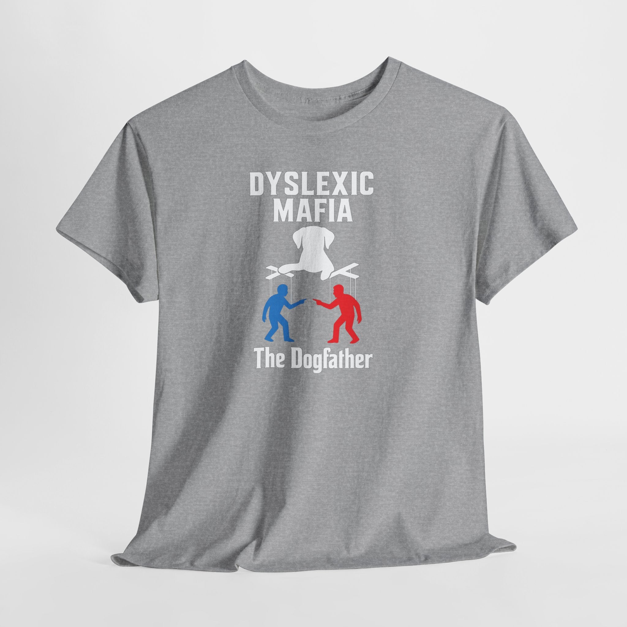 Funny Mafia Unisex Tee, Cool Graphic T-Shirt, Funny Gift for Dyslexics, Humor Tee, Casual Wear, Unique Statement Shirt