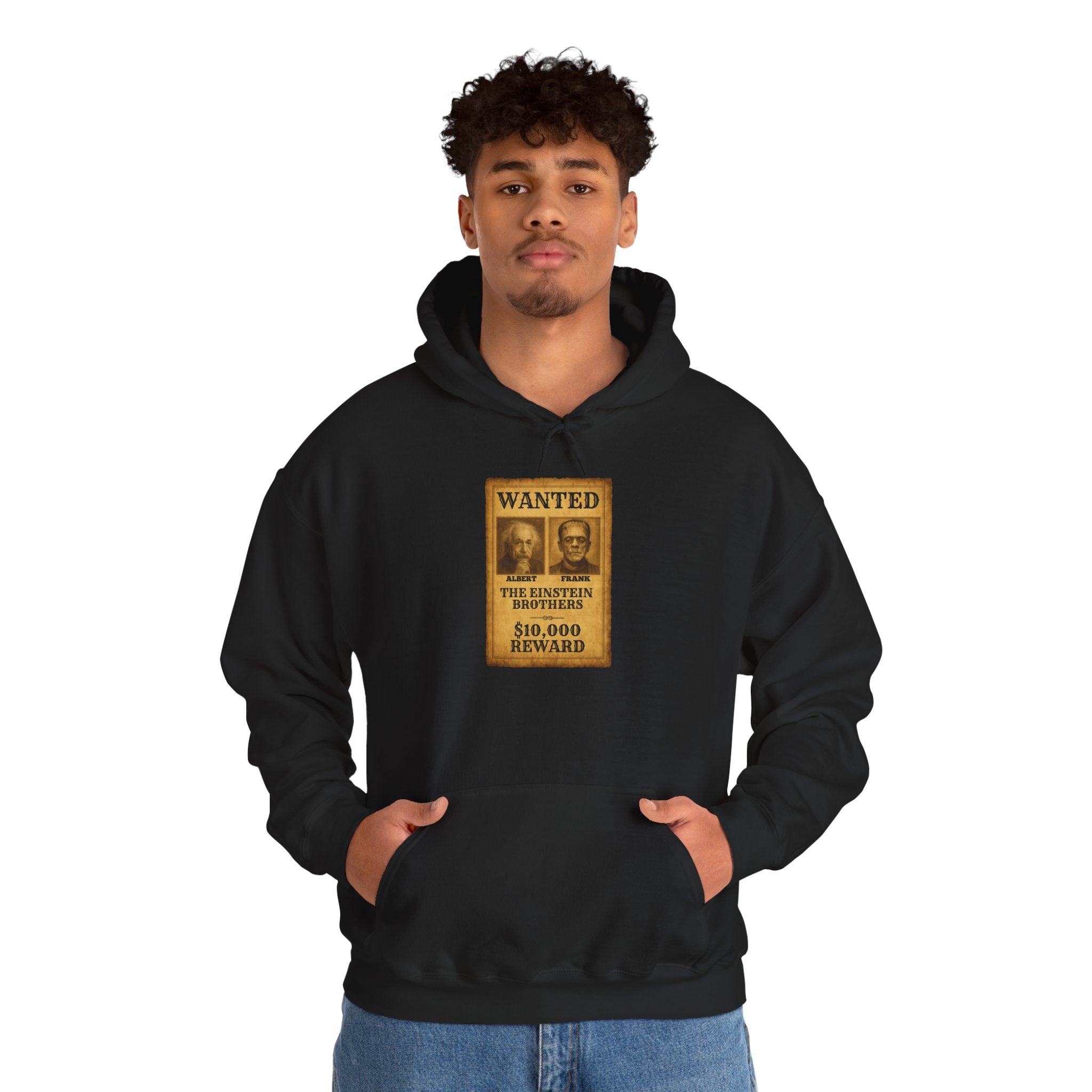 Wanted - The Einstein Brothers  Heavy Blend Hooded Sweatshirt