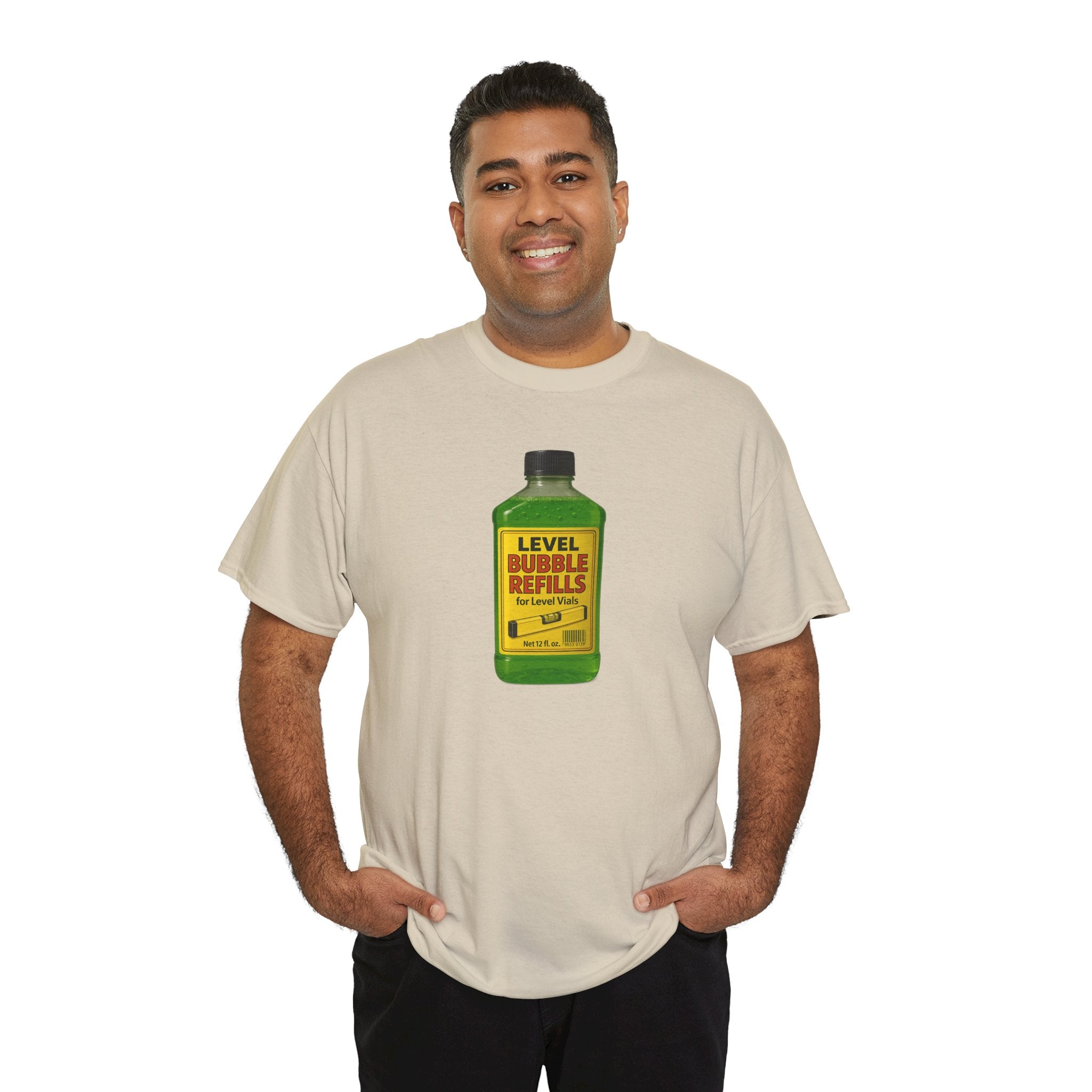Level Bubbles Refill Gag T-shirt, Fun T-Shirt for Bubble Lovers,  Car Lovers, or just lovers. Casual Wear, Gift for Kids and Adults, Birthday, Summer Fun