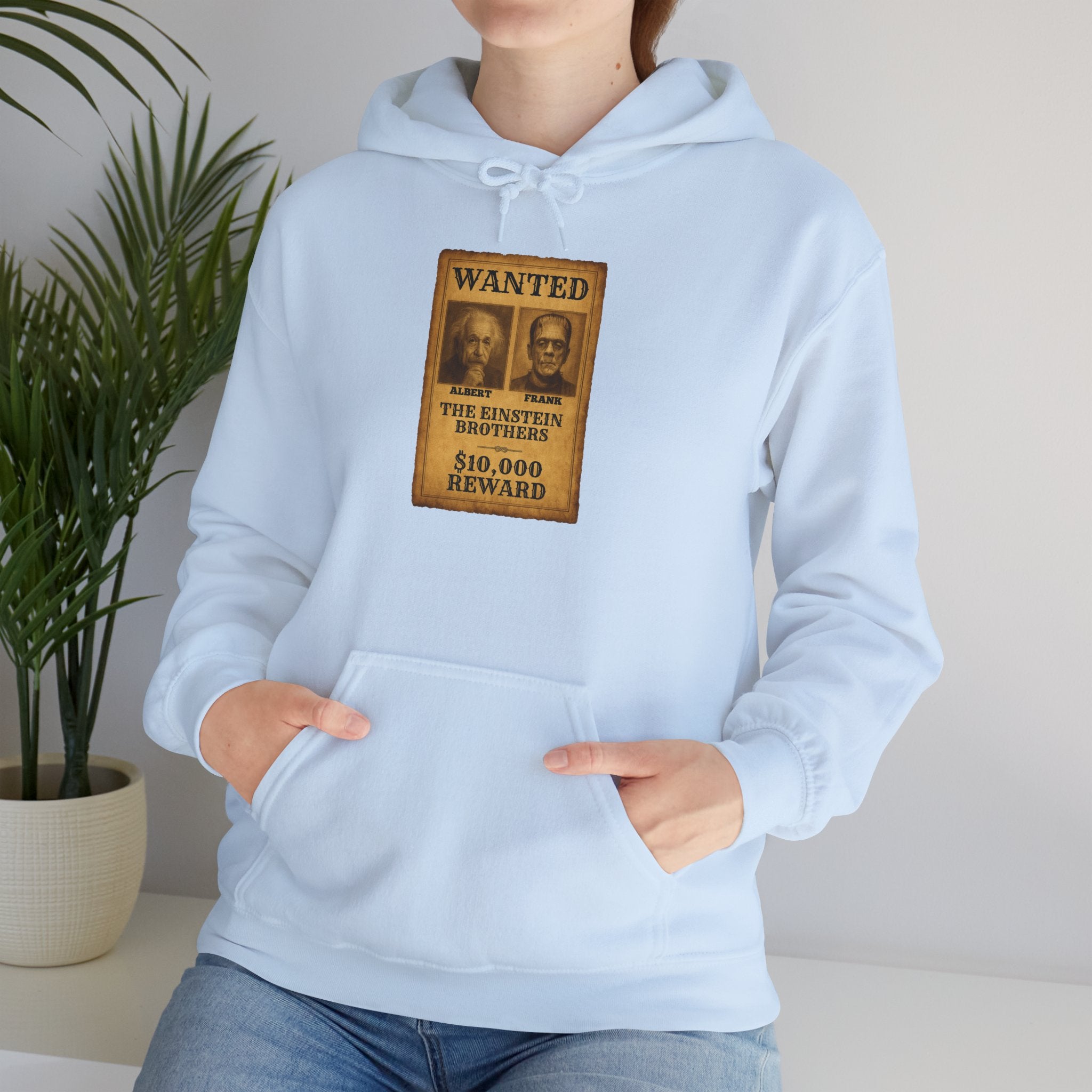 Wanted - The Einstein Brothers  Heavy Blend Hooded Sweatshirt