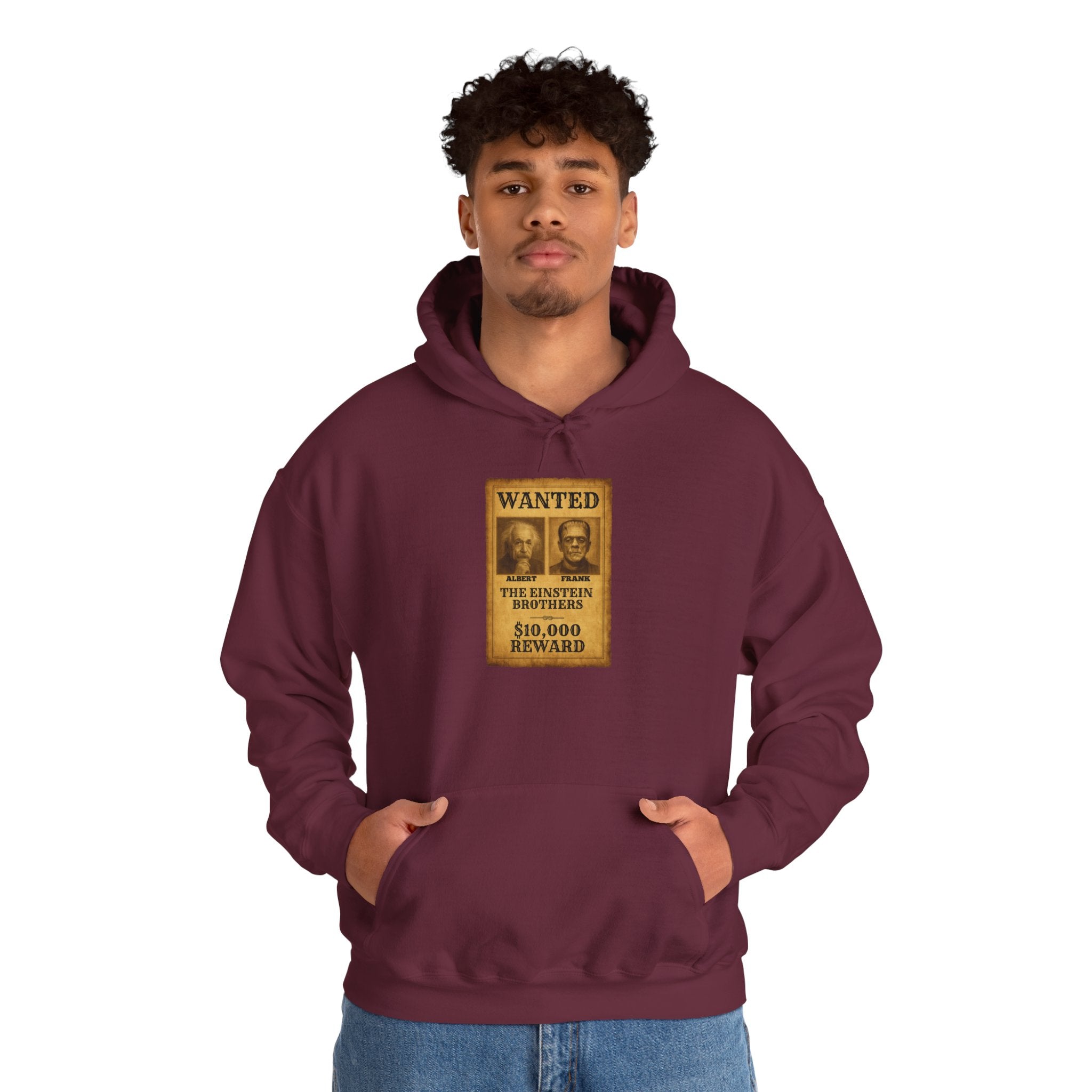 Wanted - The Einstein Brothers  Heavy Blend Hooded Sweatshirt