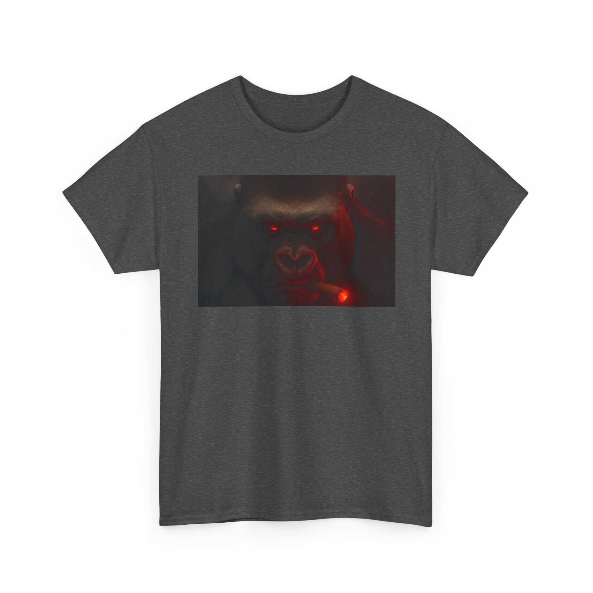 Beast Mode Gorilla - Unisex Heavy Cotton Shirt, Spooky Halloween Gift, Graphic T-Shirt, Casual Wear, Unique Design