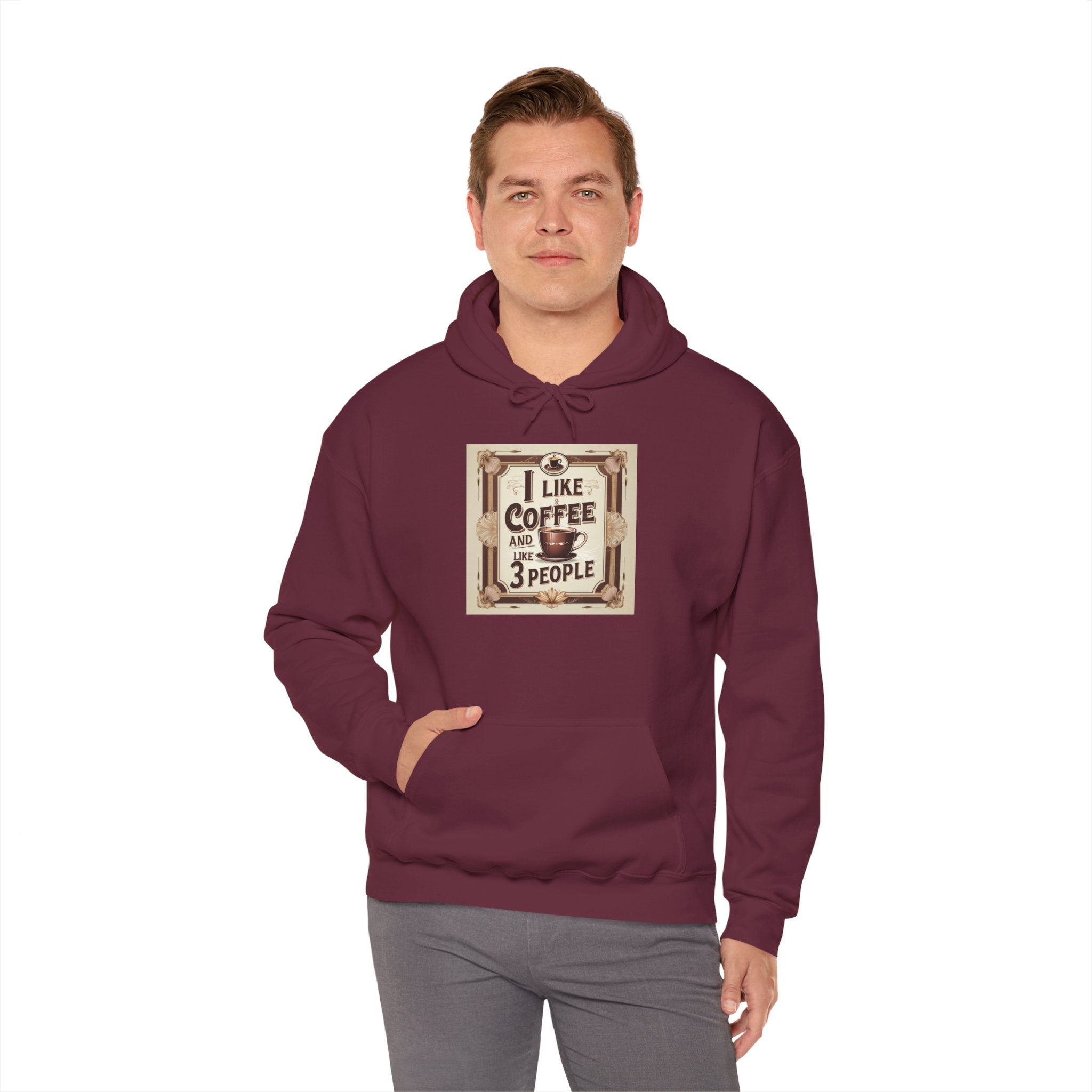 Coffee Lovers Unisex Hoodie, Funny Sweatshirt, Gift for Coffee Addicts, Cozy Casual Wear, Cute Hoodie for Friends