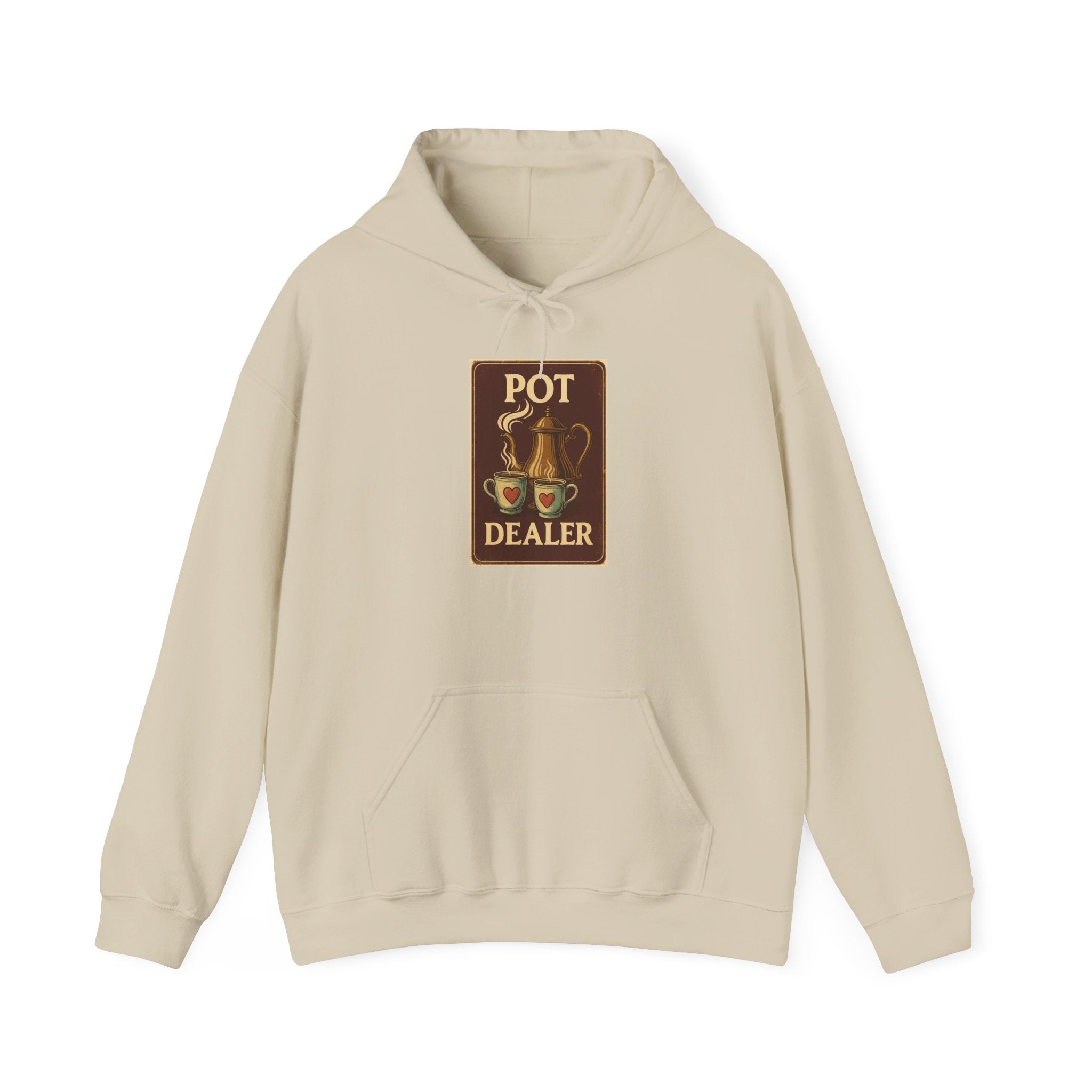 Pot Dealer Hoodie, Funny Gift, Unisex Sweatshirt Hoodie , Cozy Casual Wear, Perfect for Coffee Lovers