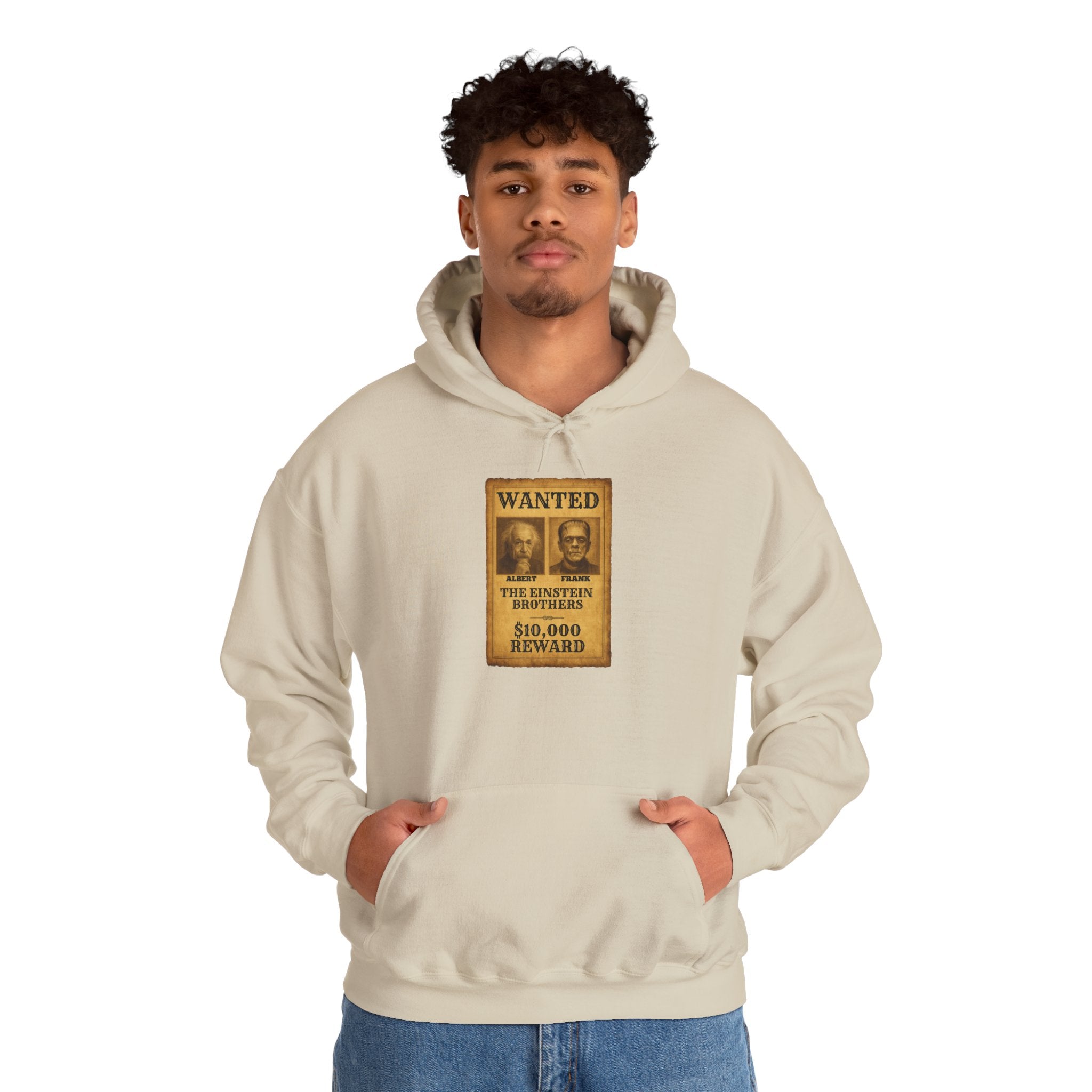 Wanted - The Einstein Brothers  Heavy Blend Hooded Sweatshirt