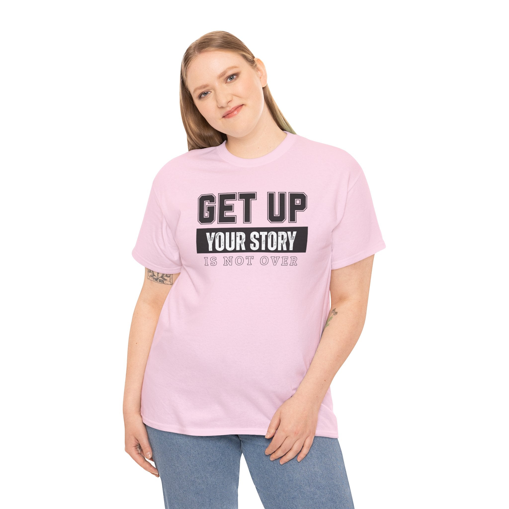 Inspirational Story Tee, Motivational Shirt, Unisex Cotton Top, Gift for Encouragement, Casual Wear, Positive Vibes