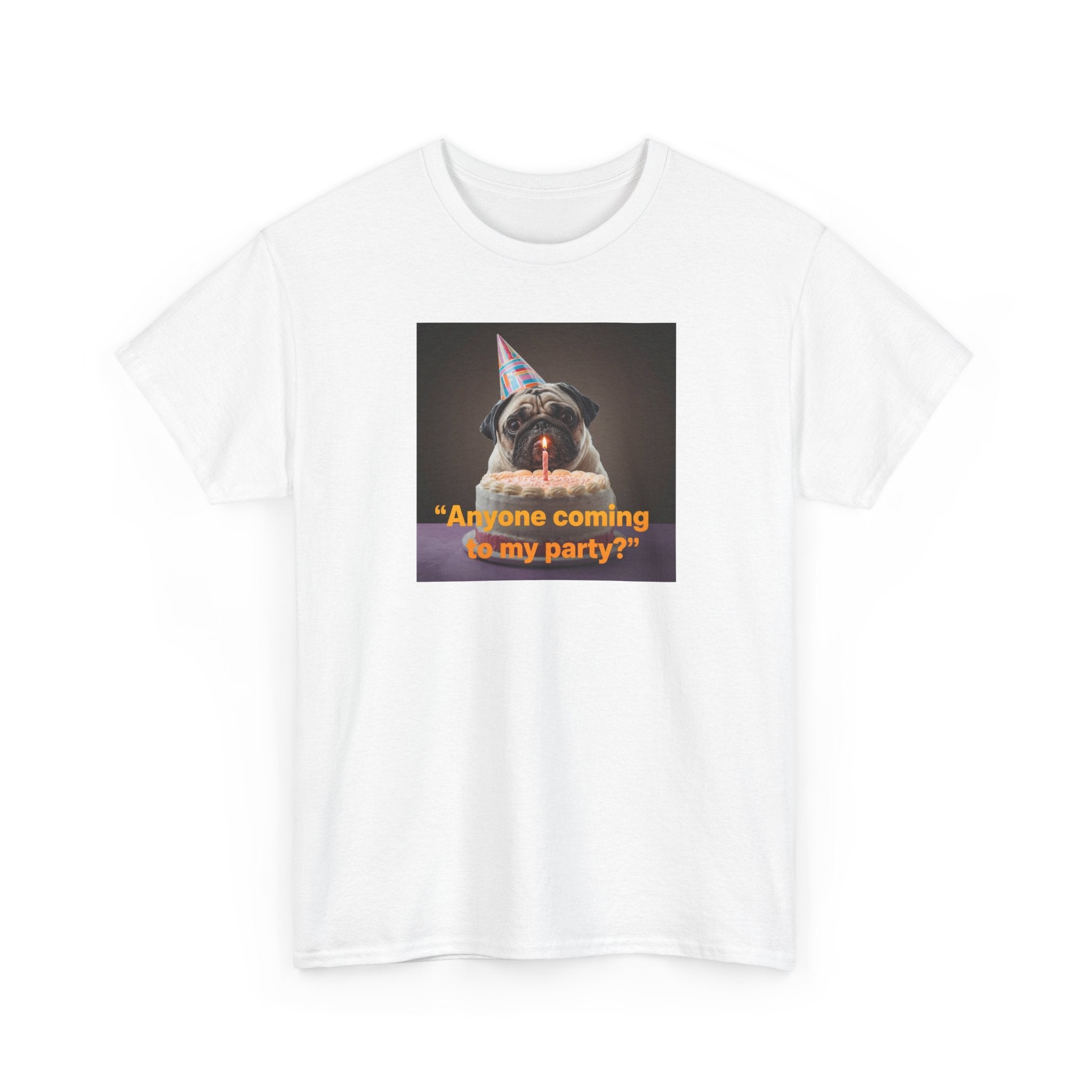 Unisex Birthday Party T-shirt– Fun Cotton T-Shirt for Pet Lovers, Birthday Gift, Casual Wear, Party Attire, Dog Lovers Tee
