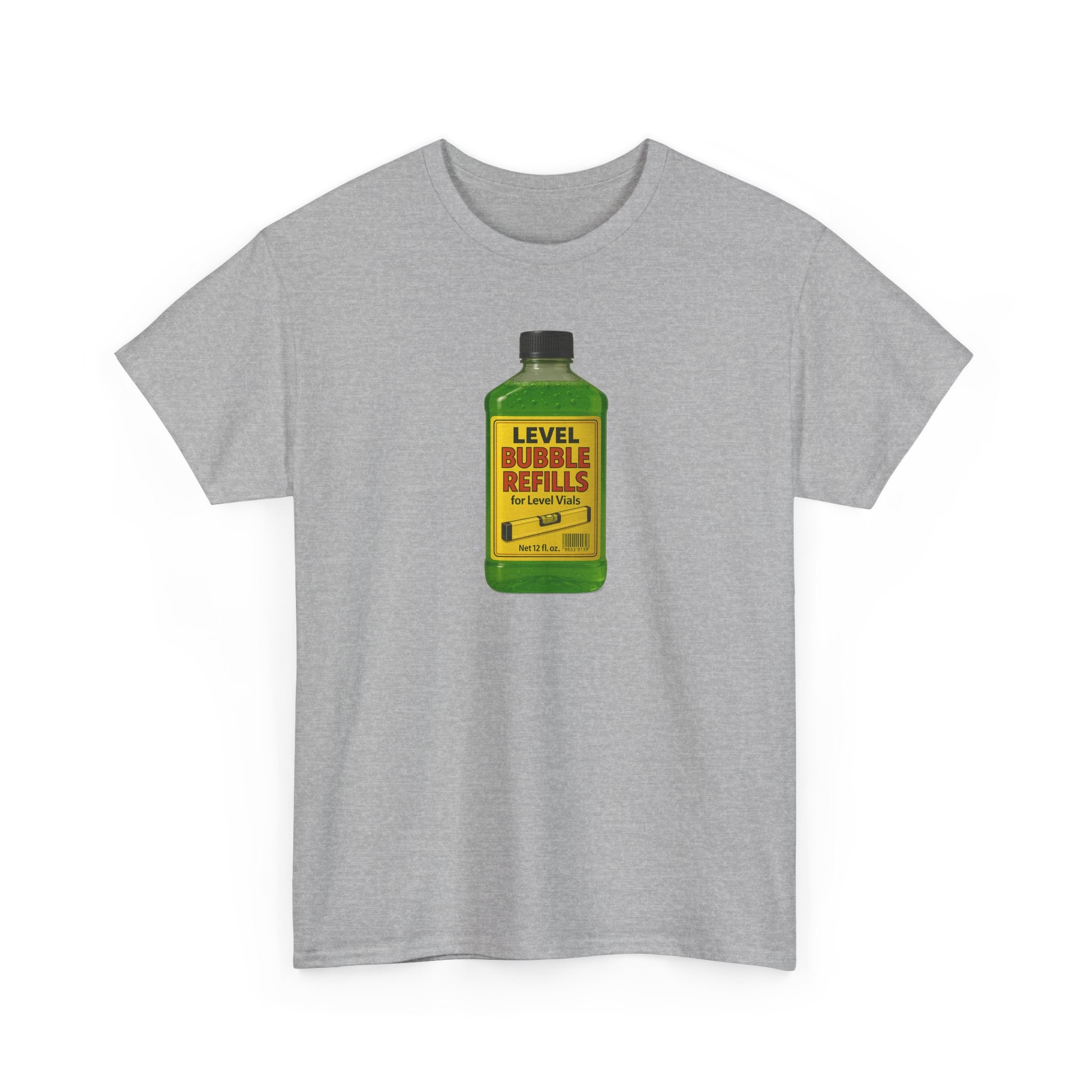 Level Bubbles Refill Gag T-shirt, Fun T-Shirt for Bubble Lovers,  Car Lovers, or just lovers. Casual Wear, Gift for Kids and Adults, Birthday, Summer Fun