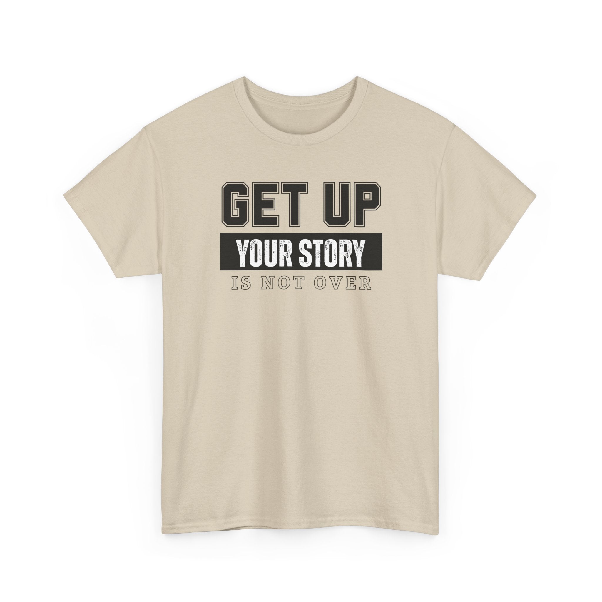 Inspirational Story Tee, Motivational Shirt, Unisex Cotton Top, Gift for Encouragement, Casual Wear, Positive Vibes