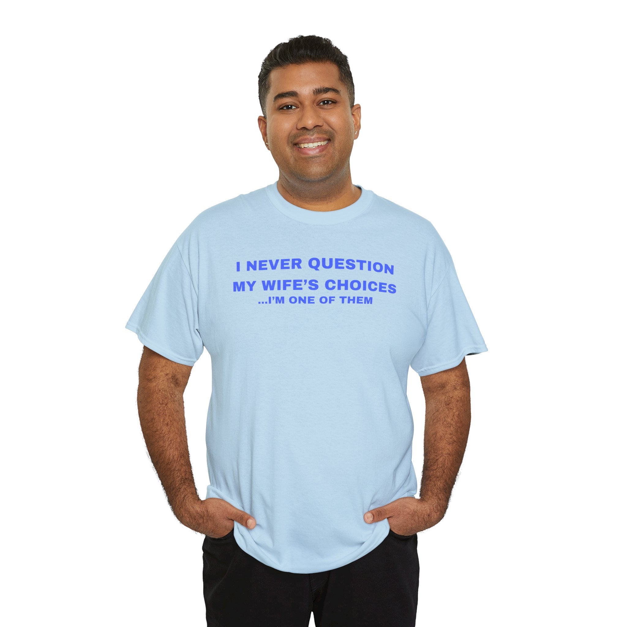 Humorous Unisex Cotton T-shirt - Perfect Gift for Couples, Giggles, Casual Wear, Everyday Fun