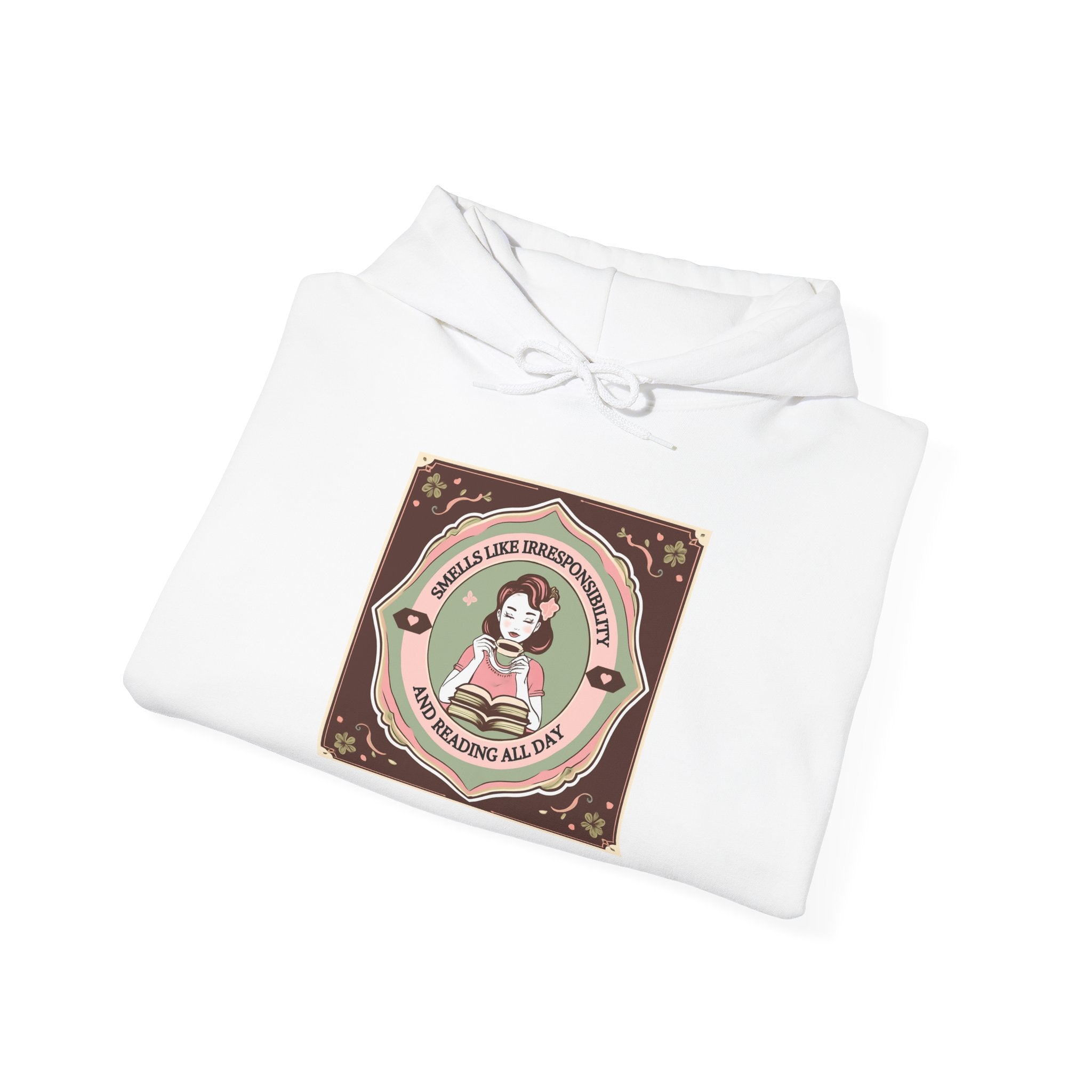 Cozy Unisex Hooded Sweatshirt with Cute Vintage Design - Perfect for Gift Giving, Casual Wear, Fall & Winter Comfort