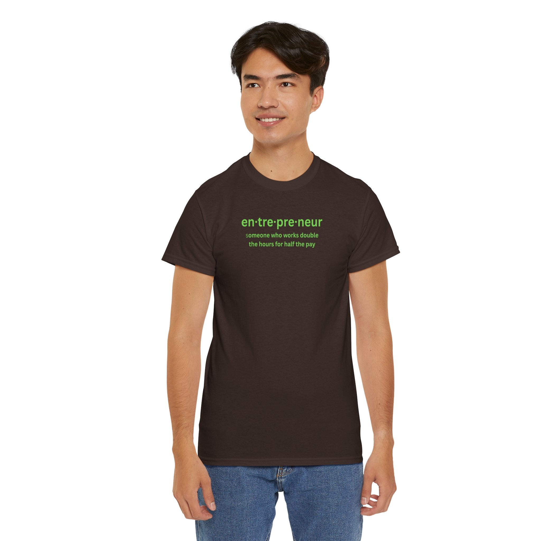 Unisex Entrepreneur T-shirt - Motivational Cotton Shirt for Creatives, Stylish Gift for Graduations, Birthdays, Work Events, Casual Wear
