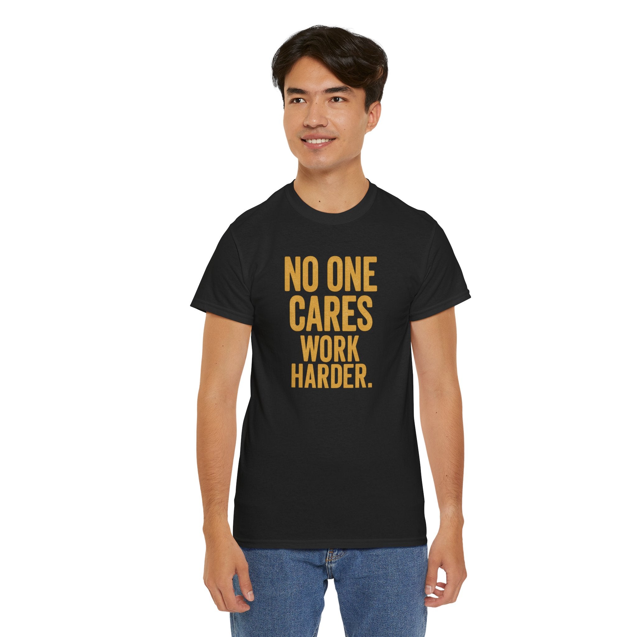 Motivational Unisex Heavy Cotton Tee - Perfect for Gym, Workouts, Fitness, Casual Wear, Gift for Friends
