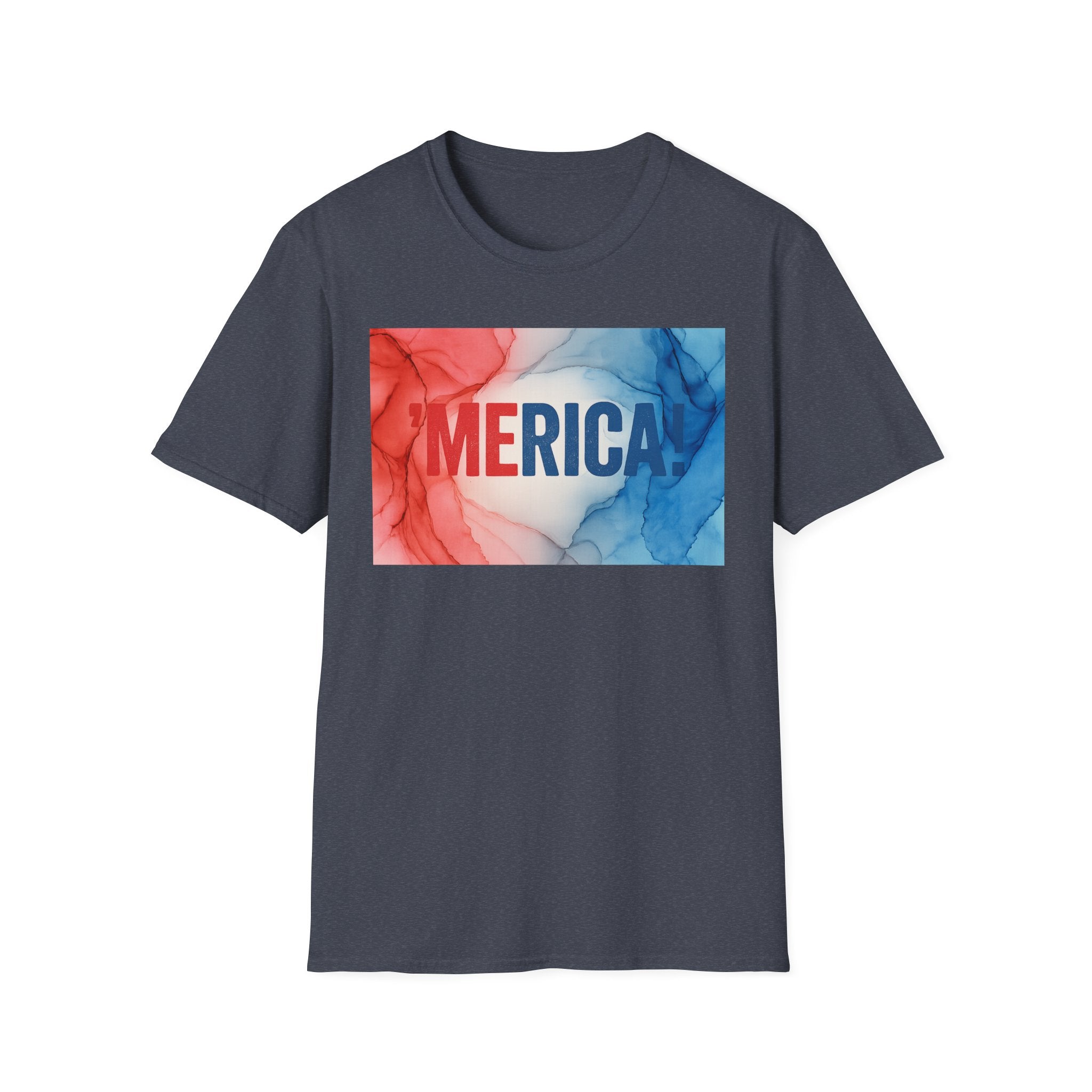 Patriotic Unisex T-Shirt with Colorful Smoke Design, American Spirit Shirt, 4th of July Tee, Casual Summer Top, Gift for Patriotic Holidays