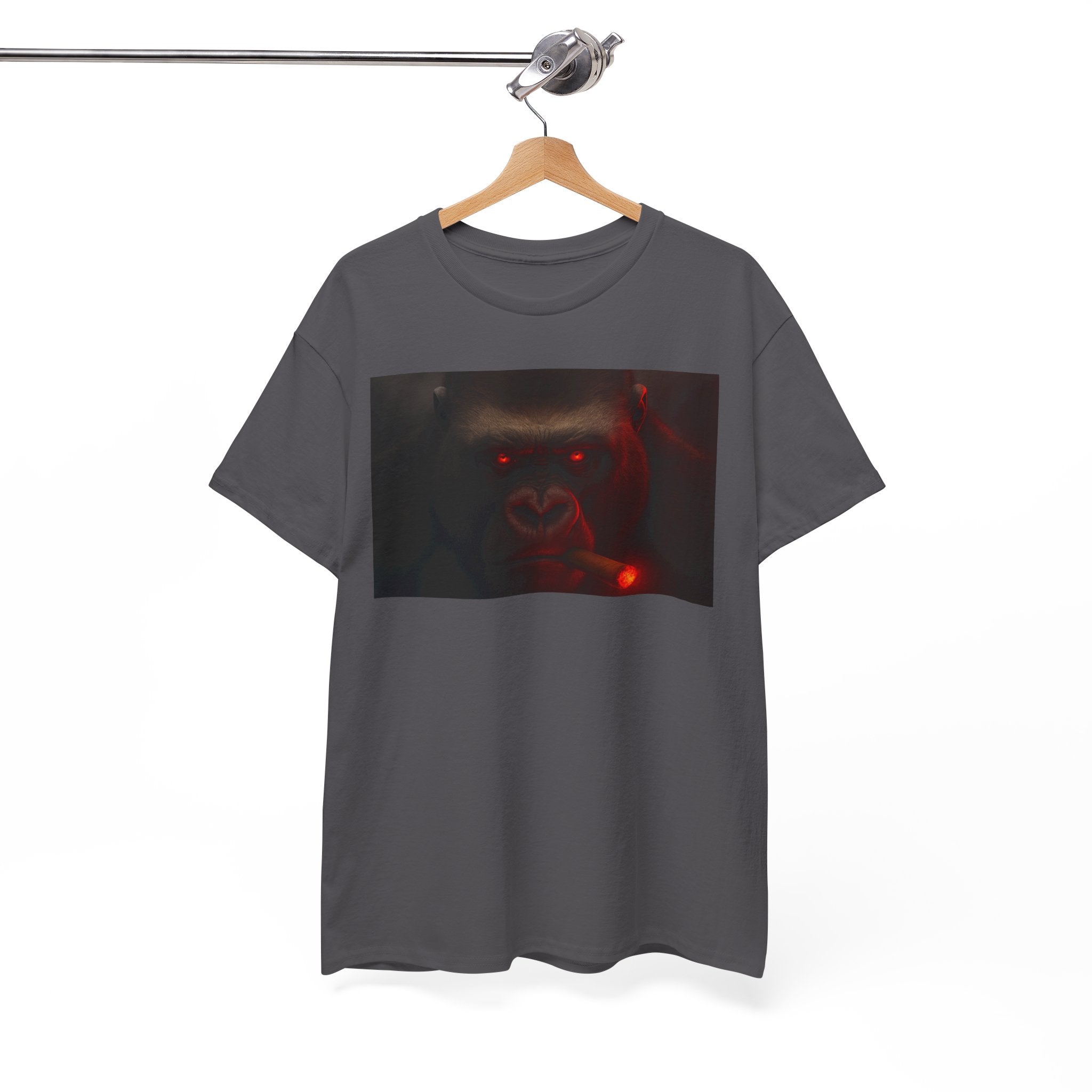 Beast Mode Gorilla - Unisex Heavy Cotton Shirt, Spooky Halloween Gift, Graphic T-Shirt, Casual Wear, Unique Design