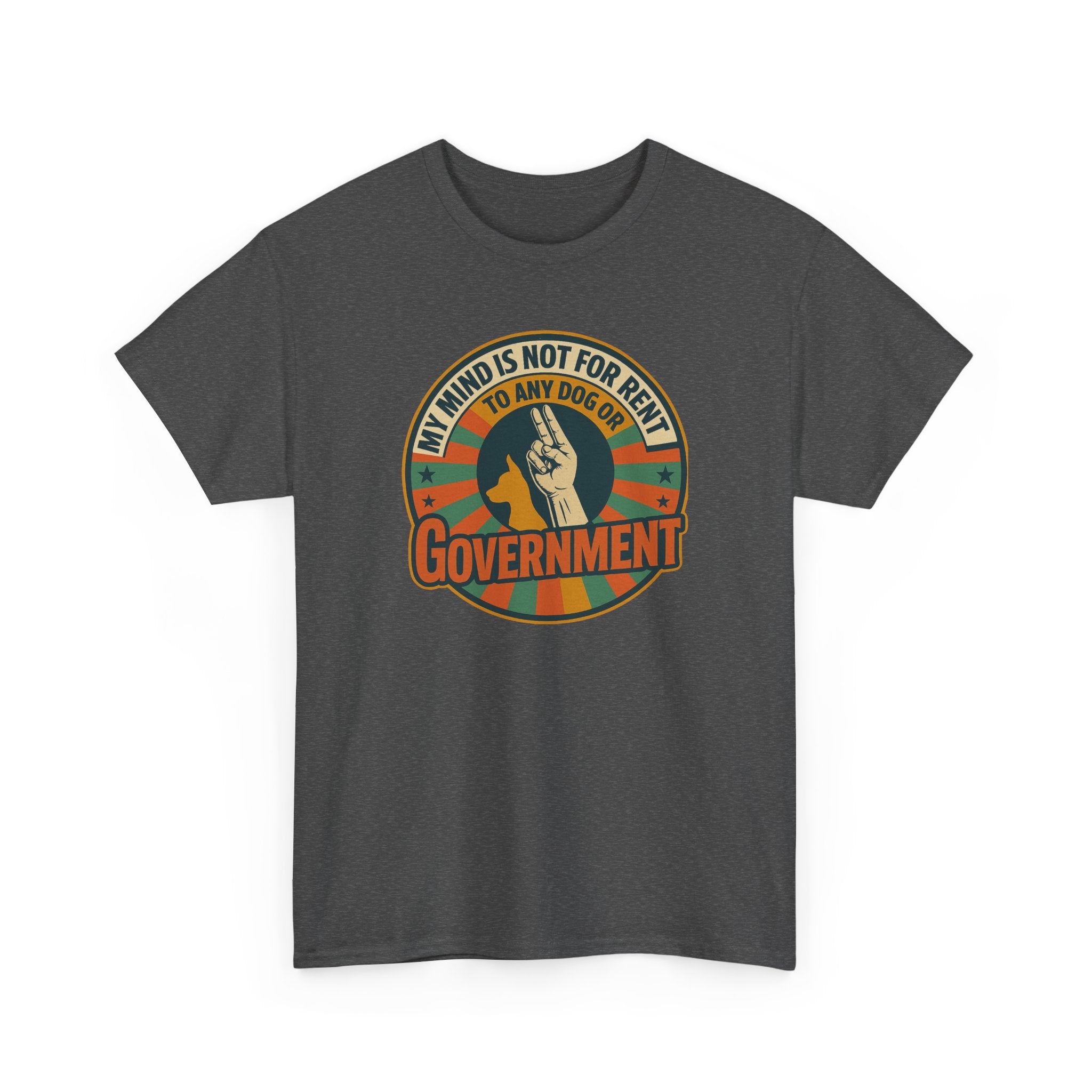 'My Mind is Not for Rent' Graphic T-Shirt, Political T-Shirt, Funny Gift, Protest Wear, Casual Apparel