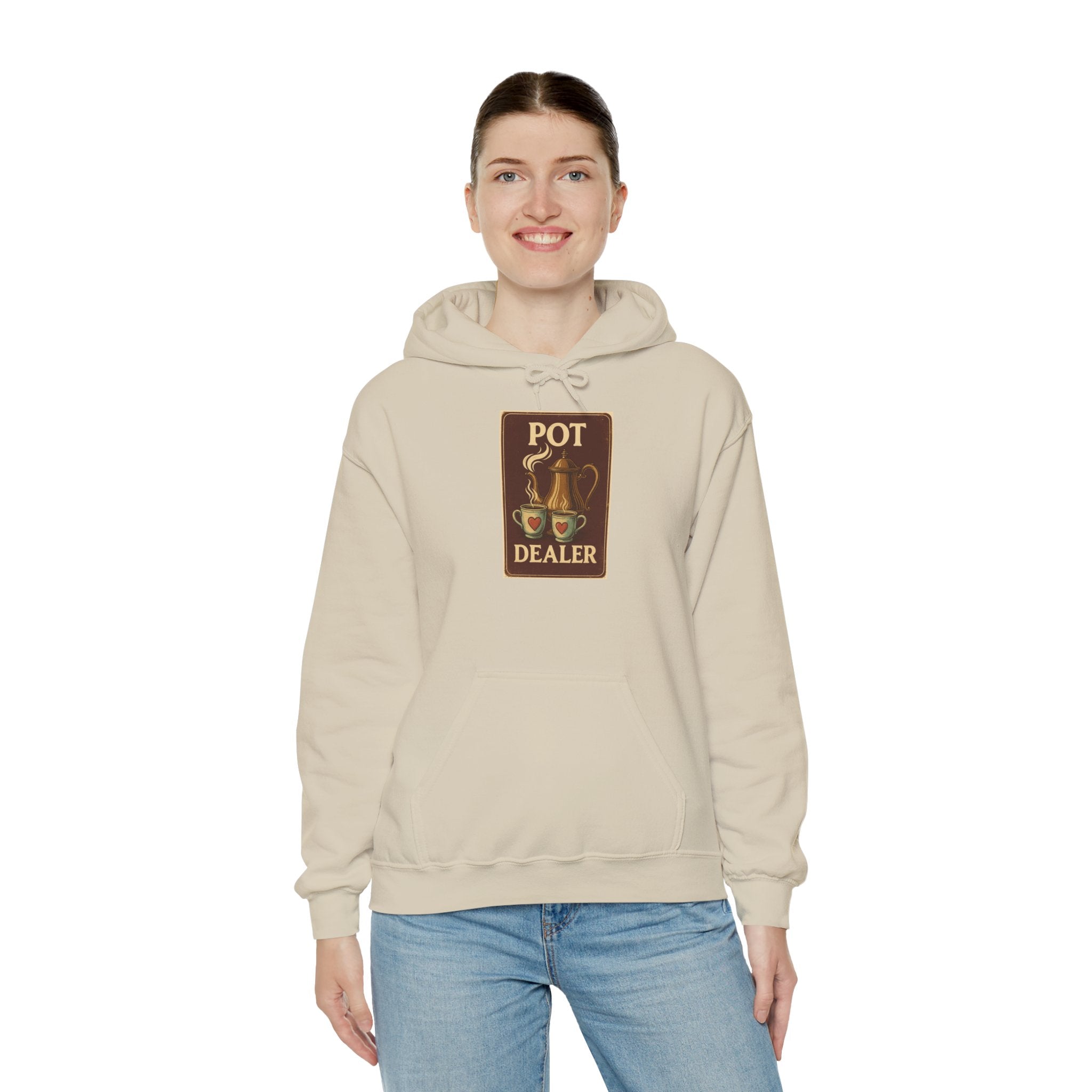 Pot Dealer Hoodie, Funny Gift, Unisex Sweatshirt Hoodie , Cozy Casual Wear, Perfect for Coffee Lovers