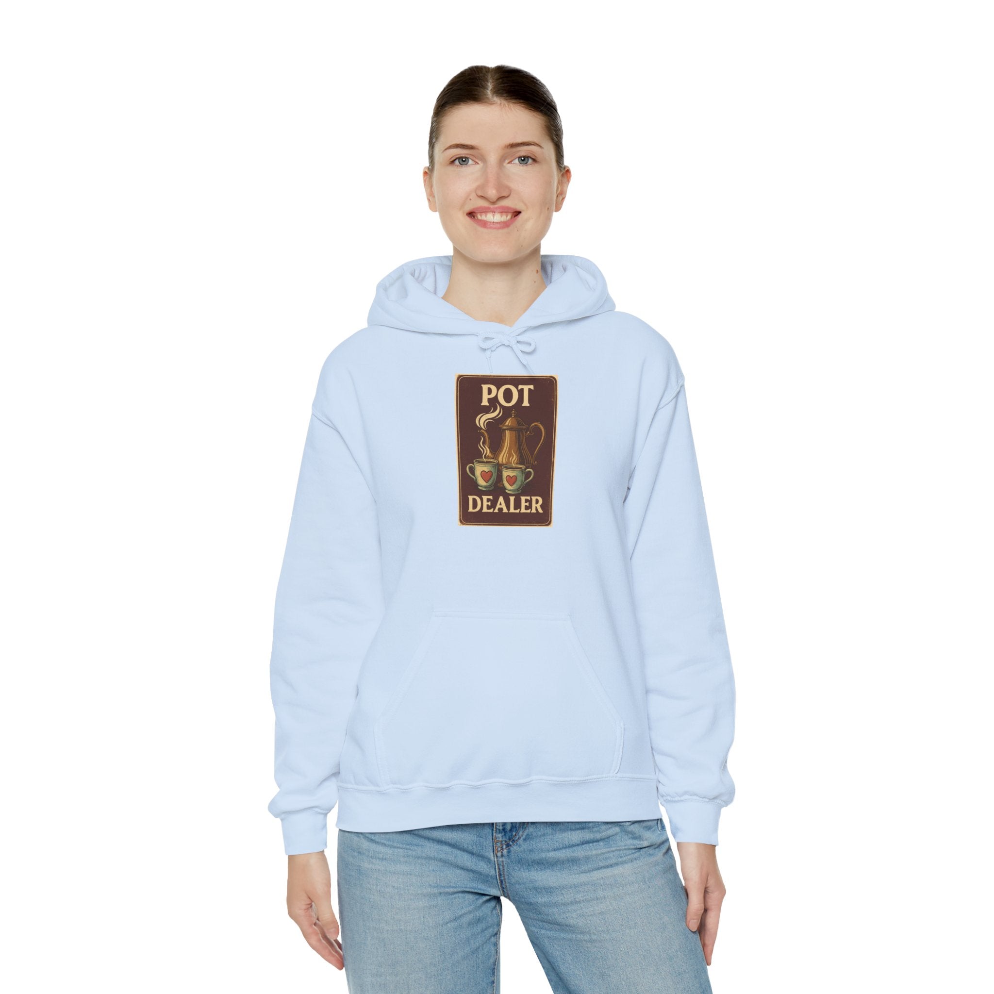Pot Dealer Hoodie, Funny Gift, Unisex Sweatshirt Hoodie , Cozy Casual Wear, Perfect for Coffee Lovers