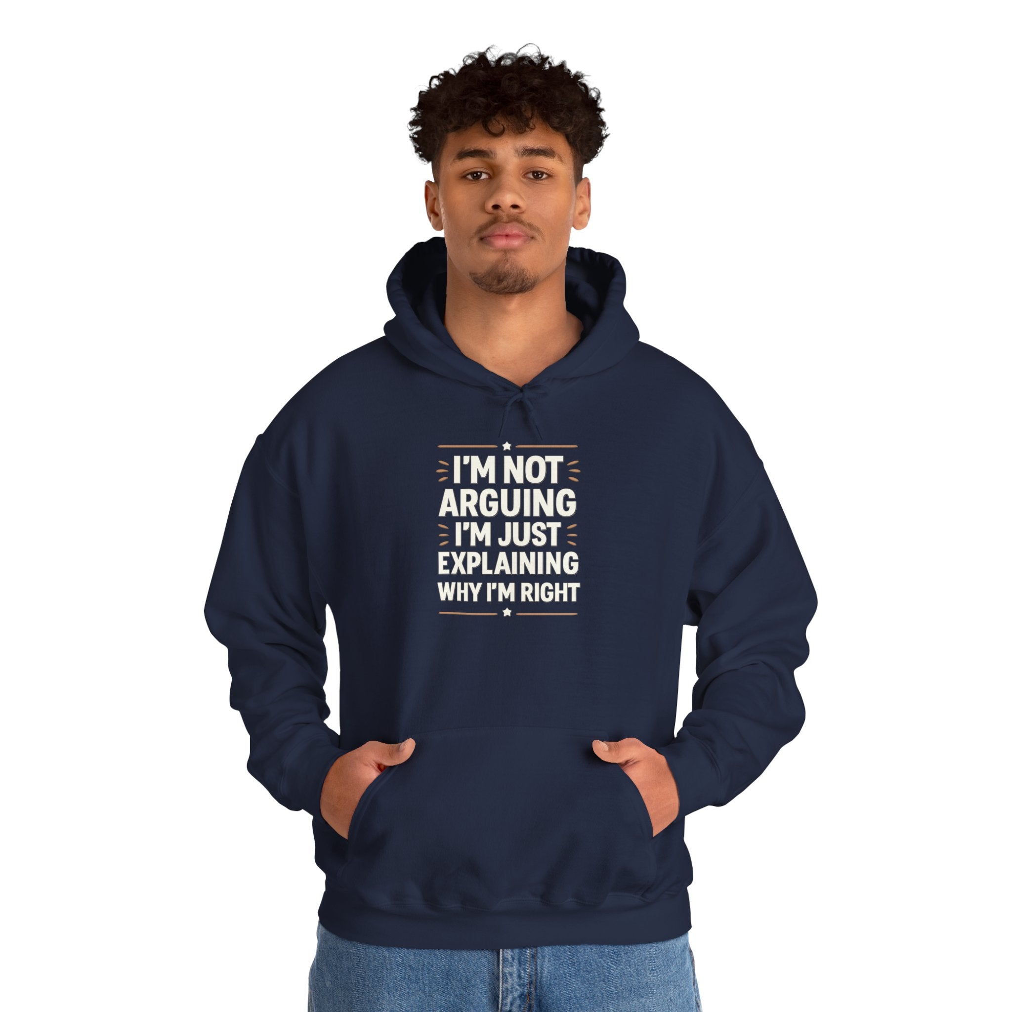 Who IS Right? Humorous Unisex Hooded Sweatshirt - Perfect for Friends, Family Gifts, Casual Wear, Comedy Lovers, Cozy Outfits