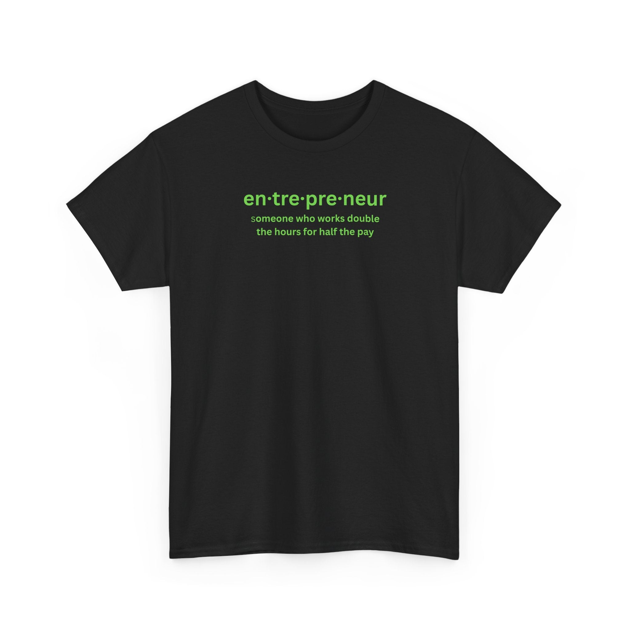 Unisex Entrepreneur T-shirt - Motivational Cotton Shirt for Creatives, Stylish Gift for Graduations, Birthdays, Work Events, Casual Wear