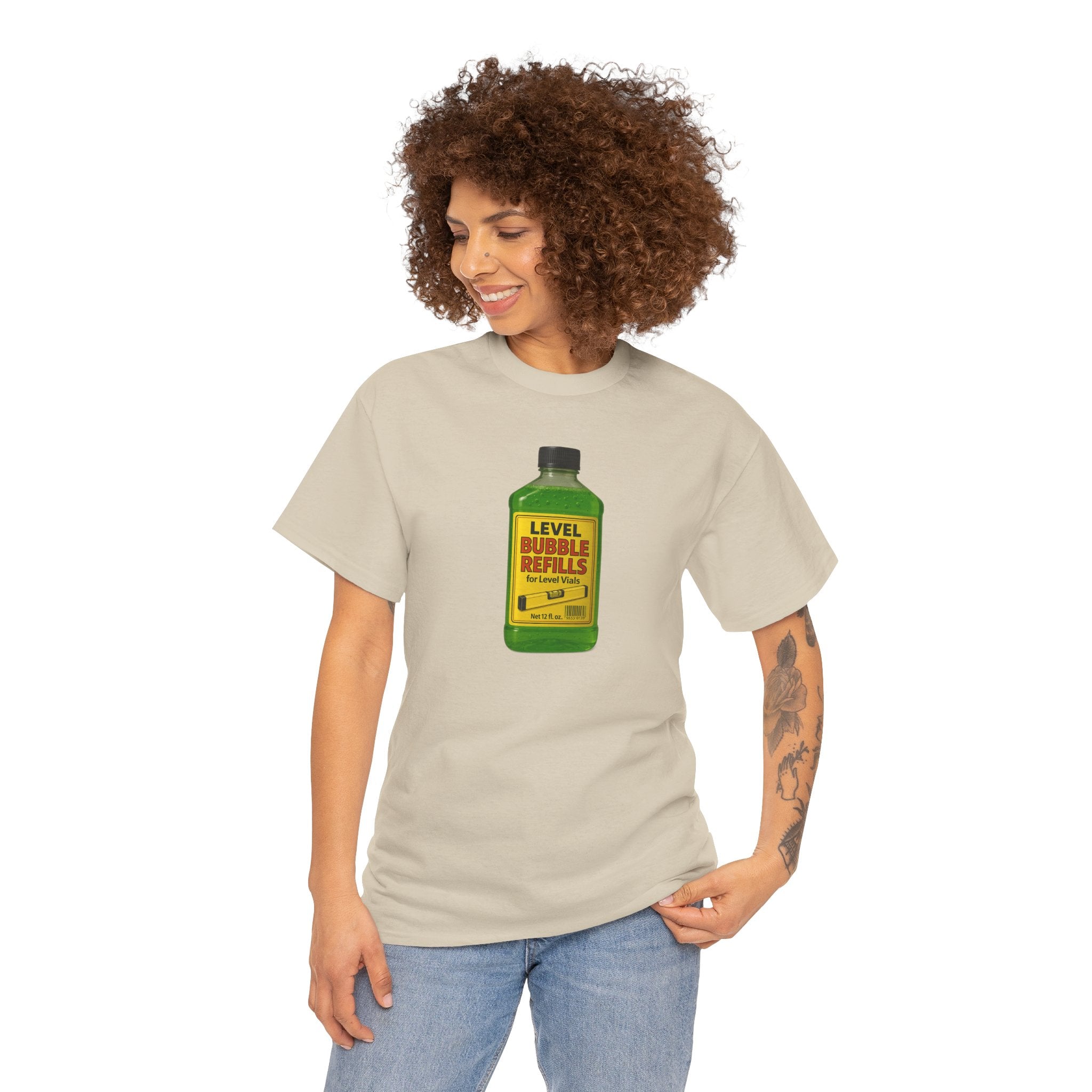 Level Bubbles Refill Gag T-shirt, Fun T-Shirt for Bubble Lovers,  Car Lovers, or just lovers. Casual Wear, Gift for Kids and Adults, Birthday, Summer Fun