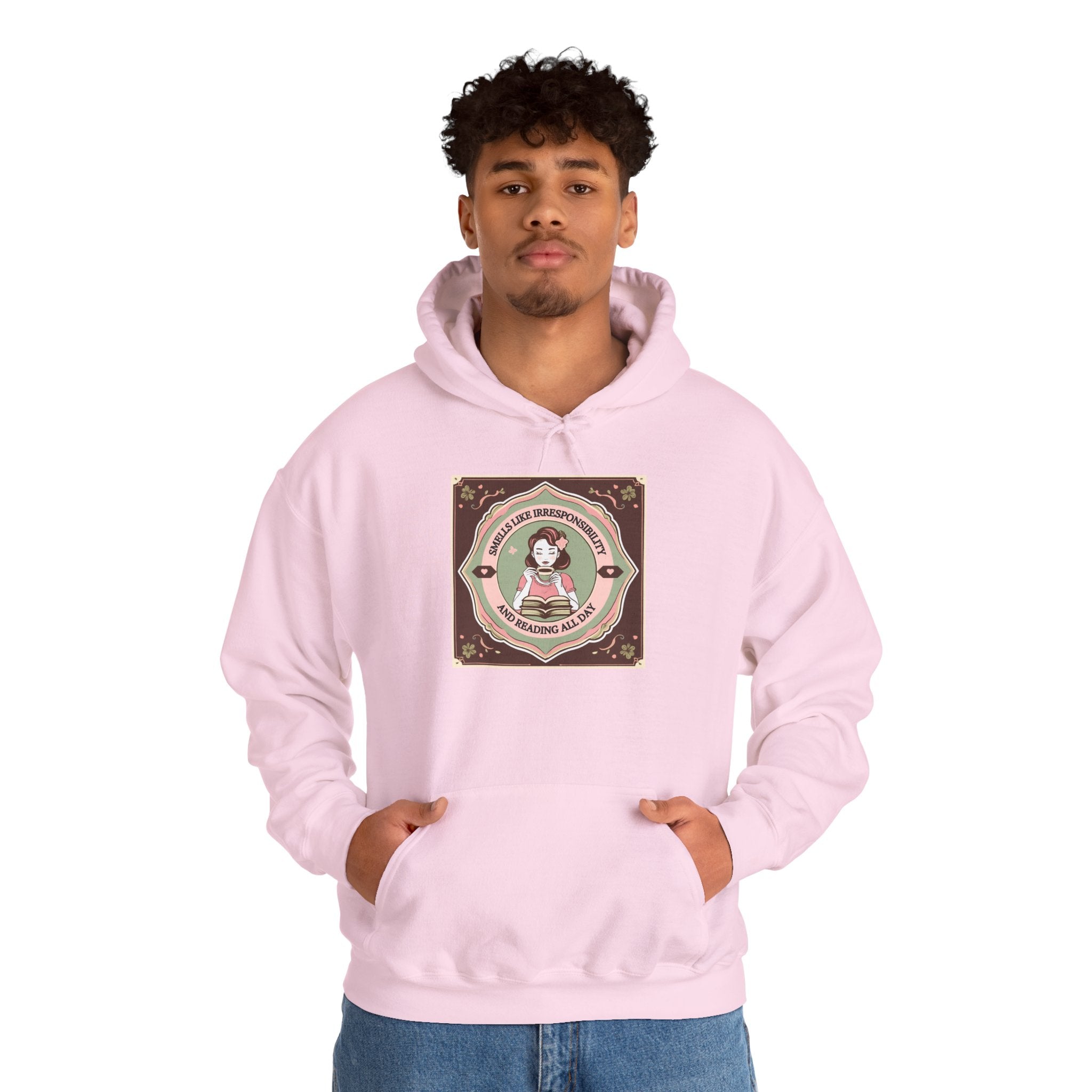 Cozy Unisex Hooded Sweatshirt with Cute Vintage Design - Perfect for Gift Giving, Casual Wear, Fall & Winter Comfort