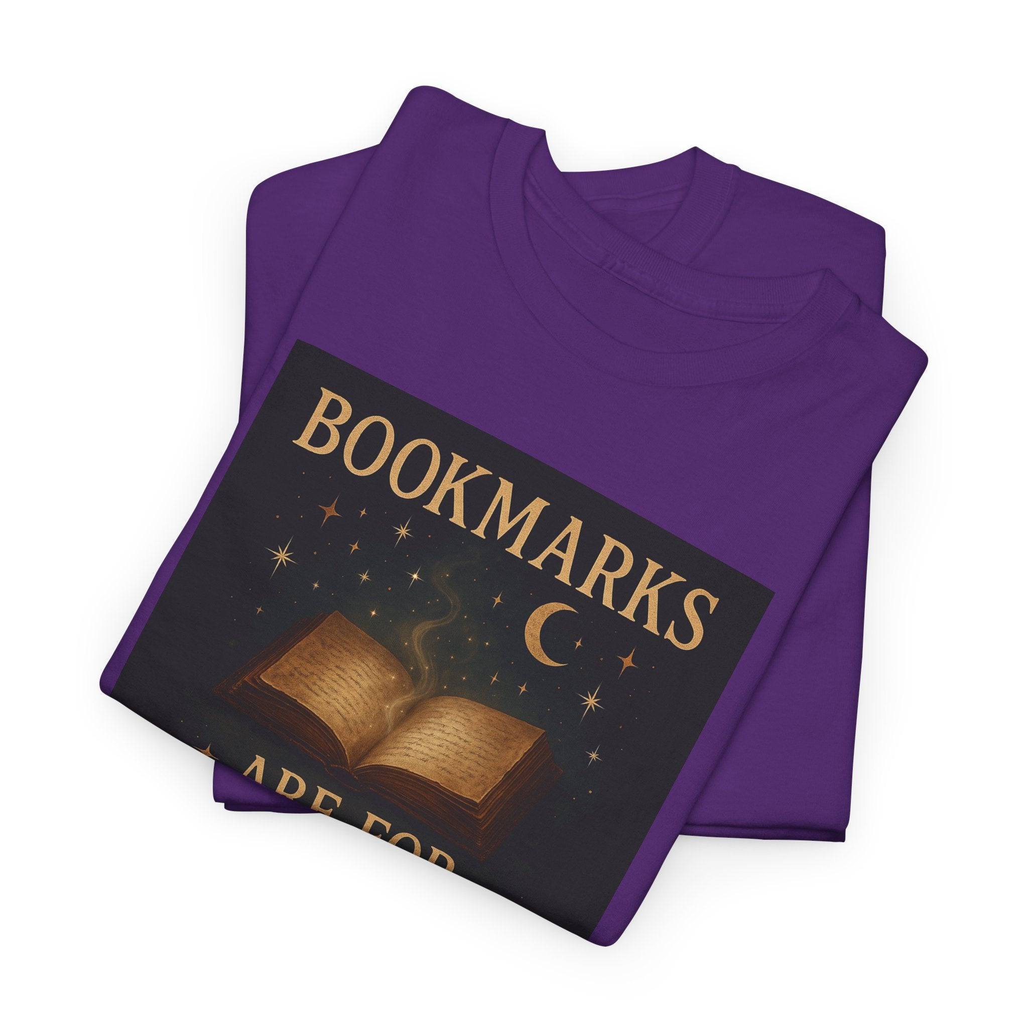 Bookmarks are for Quitters Unisex Cotton Tee, Funny Gift, Reading Shirt, Literary Quote Apparel, Bookworm Fashion, Cute Book Shirt