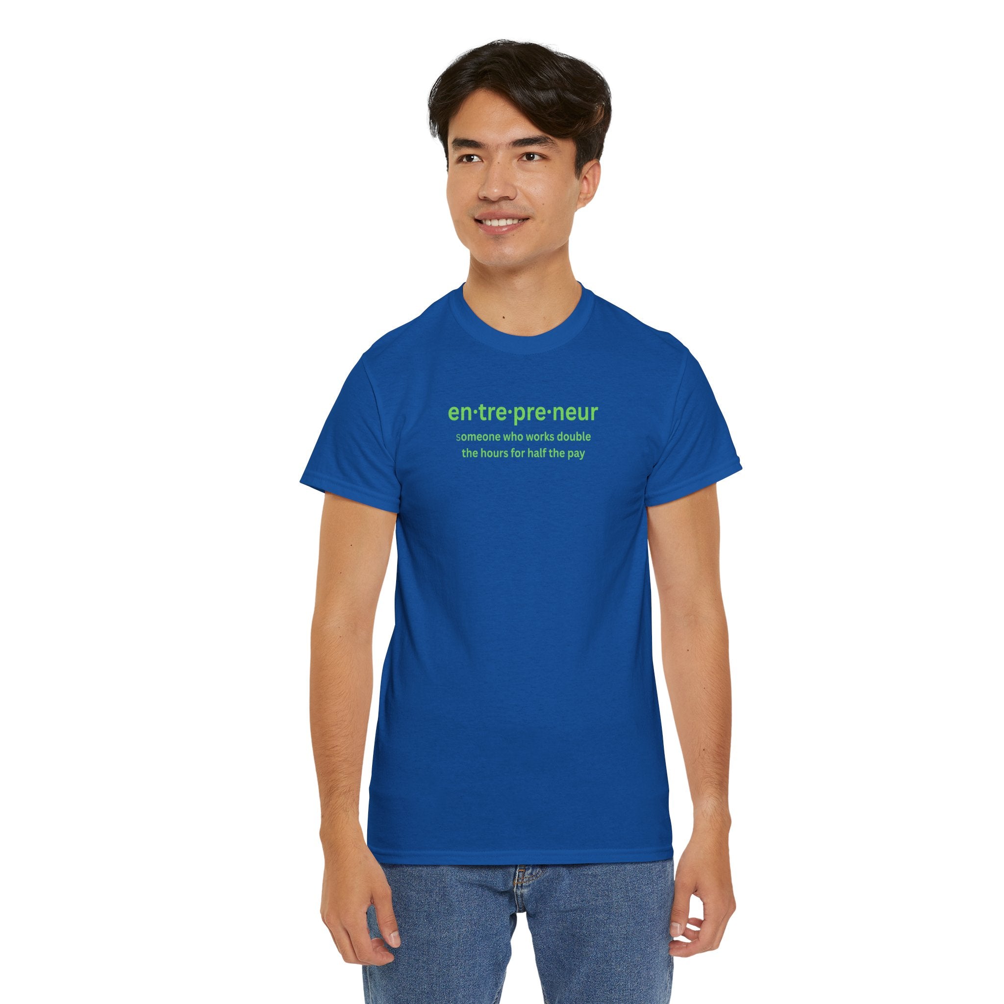 Unisex Entrepreneur T-shirt - Motivational Cotton Shirt for Creatives, Stylish Gift for Graduations, Birthdays, Work Events, Casual Wear