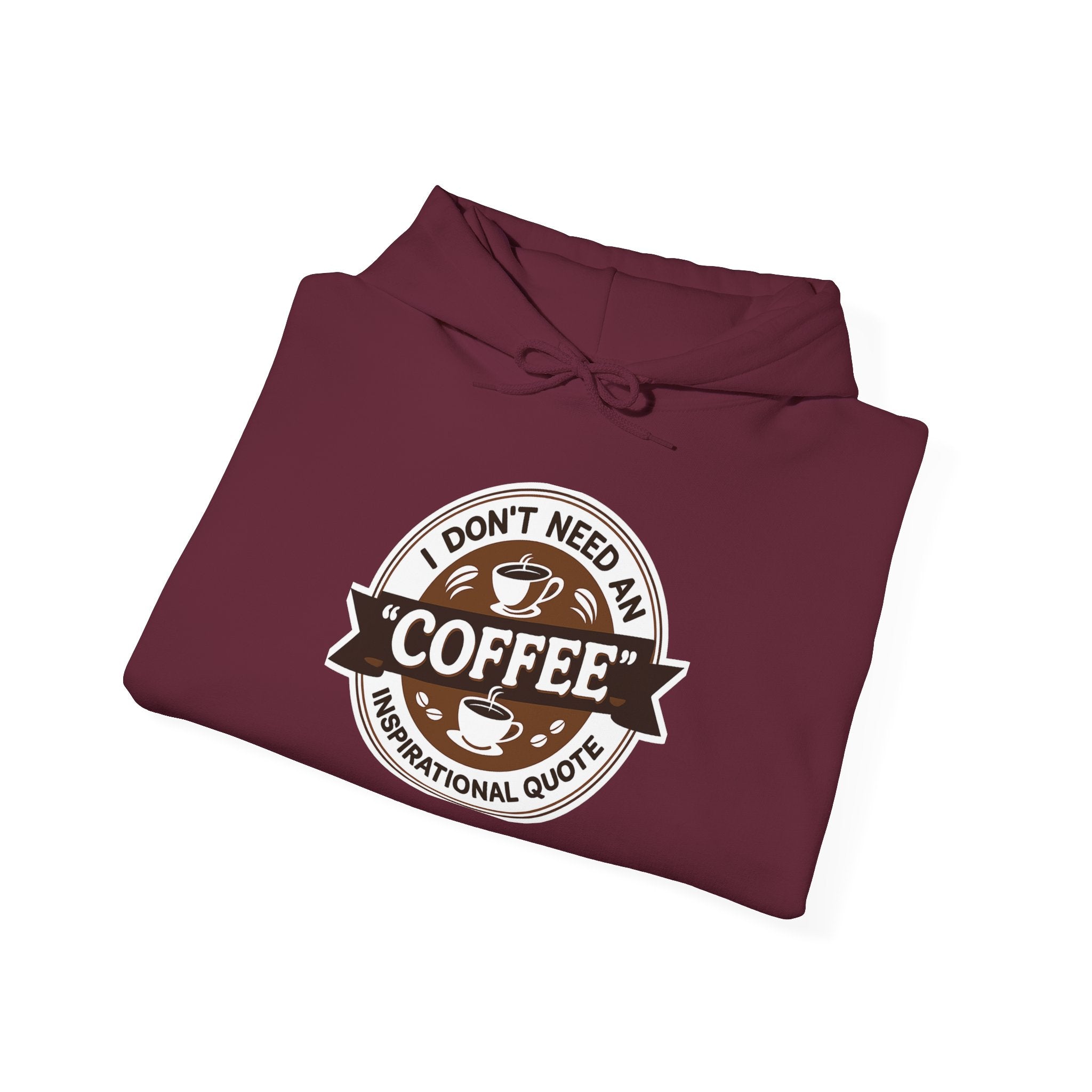 No Inspirational Quotes, just Coffee - Coffee Lovers Unisex Hoodie, Cozy Sweatshirt for Coffee Enthusiasts, Gift for Birthdays, Relaxed Vibe, Perfect for Chill Days