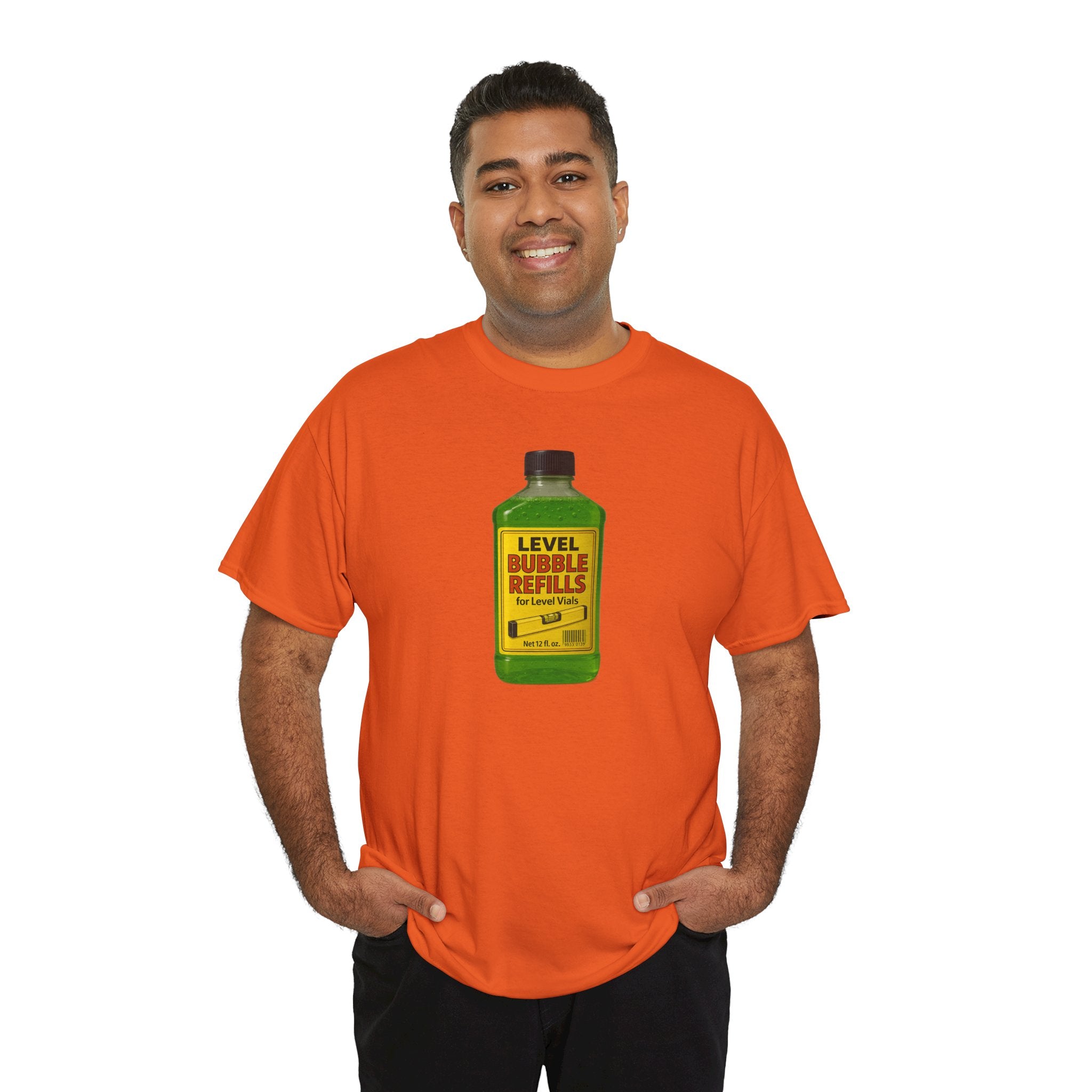 Level Bubbles Refill Gag T-shirt, Fun T-Shirt for Bubble Lovers,  Car Lovers, or just lovers. Casual Wear, Gift for Kids and Adults, Birthday, Summer Fun