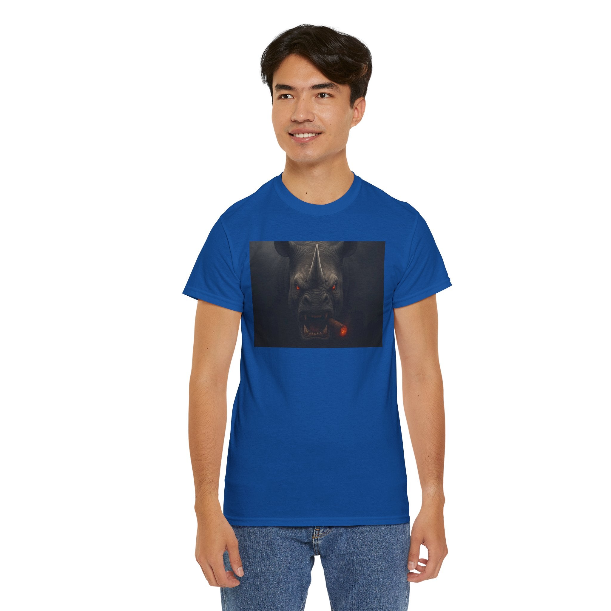 Boss Mode Engaged - Rhino Design | Graphic Tee, Cigar Lover, Father's Day Gift, Casual Wear
