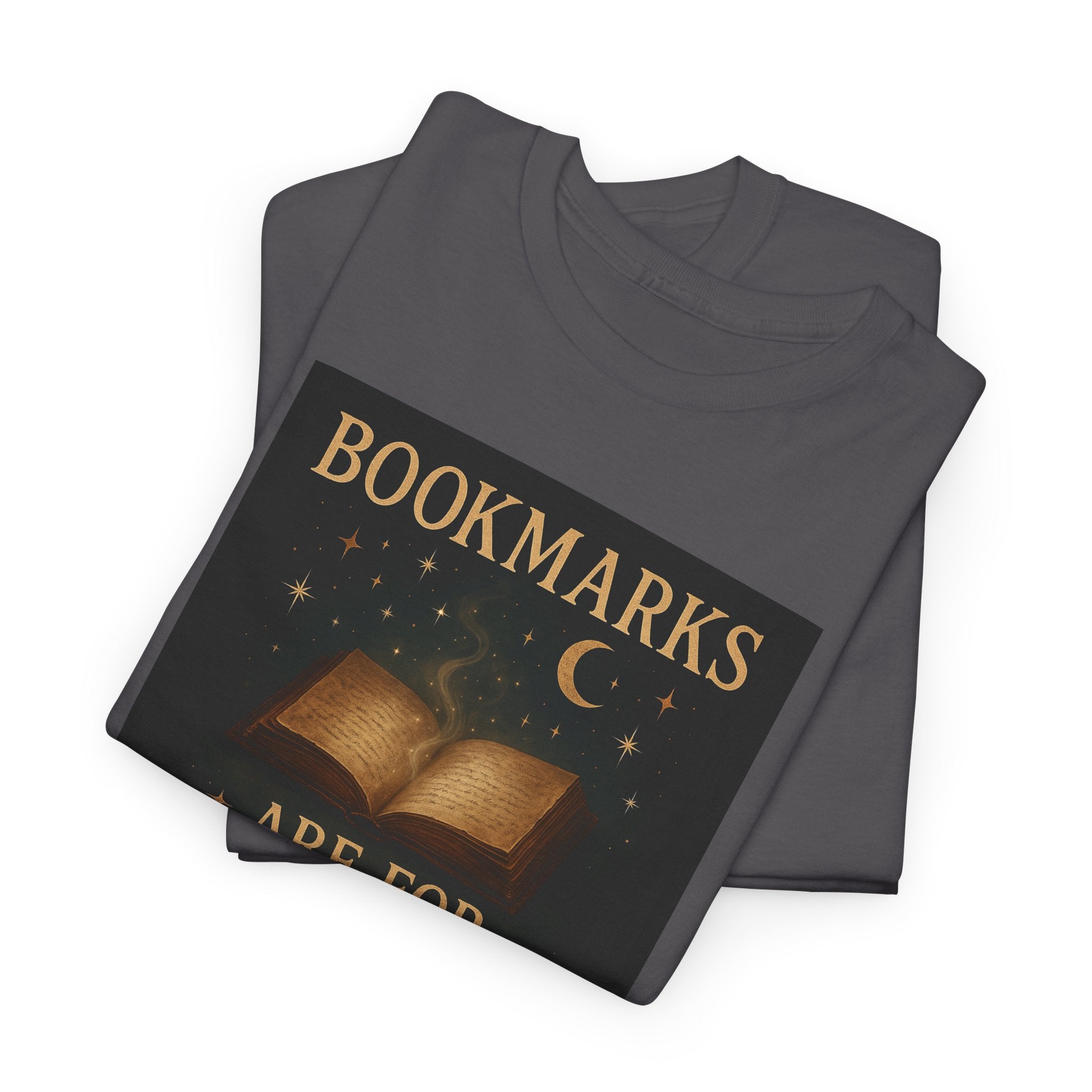 Bookmarks are for Quitters Unisex Cotton Tee, Funny Gift, Reading Shirt, Literary Quote Apparel, Bookworm Fashion, Cute Book Shirt