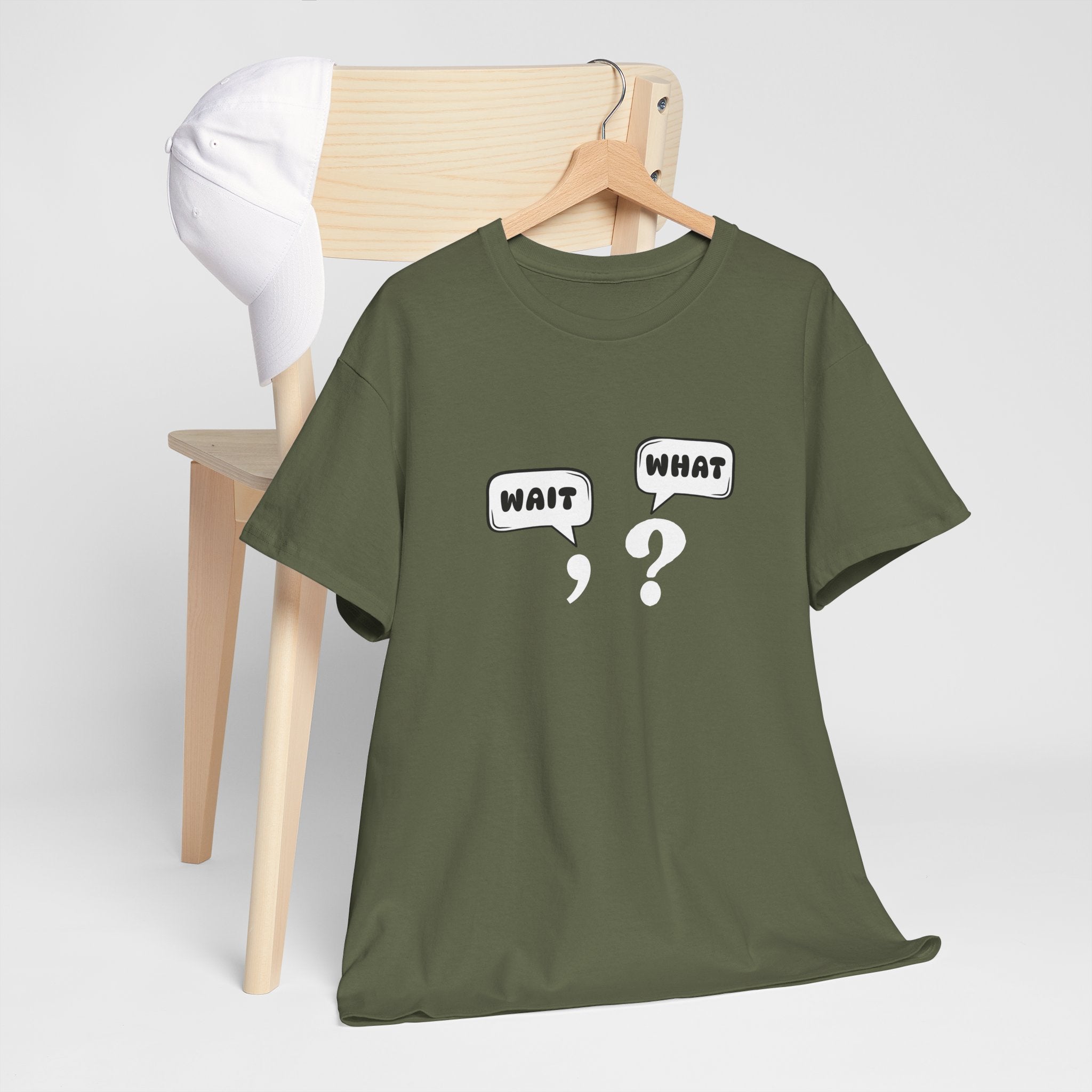 Unisex Tee with Whimsical Quote | Funny Cotton T-shirt for Casual Outings, Gift for Friends, Teachers, Nerds, Grammar, Birthday Present, Everyday Wear