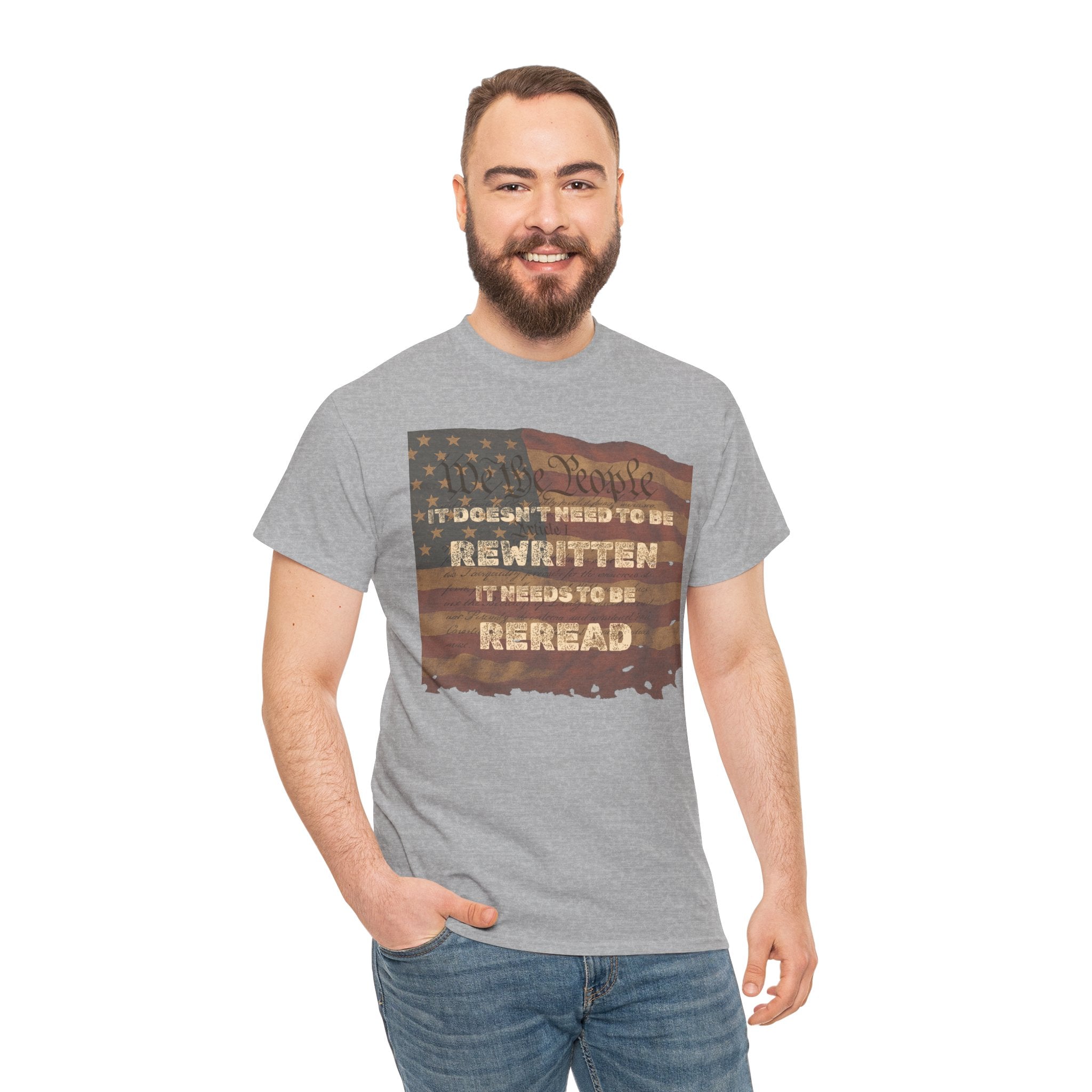 Patriotic Unisex Cotton Tee | Inspirational T-Shirt for Everyday Wear, Gifts, and Celebrations