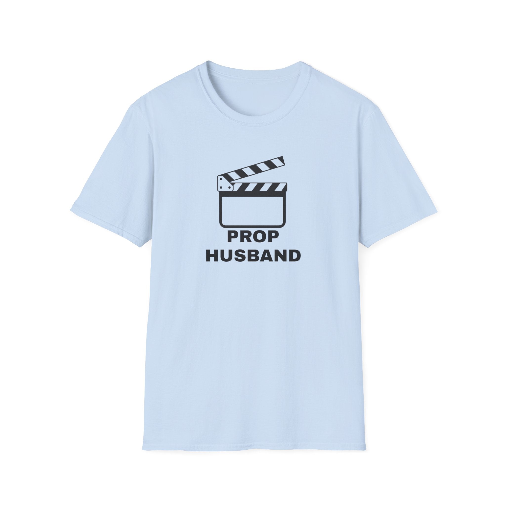 Prop Husband Unisex Softstyle T-Shirt, Movie Lover Gift, Film Set Apparel, Cinema Humor Tee, Casual Wear for Creatives