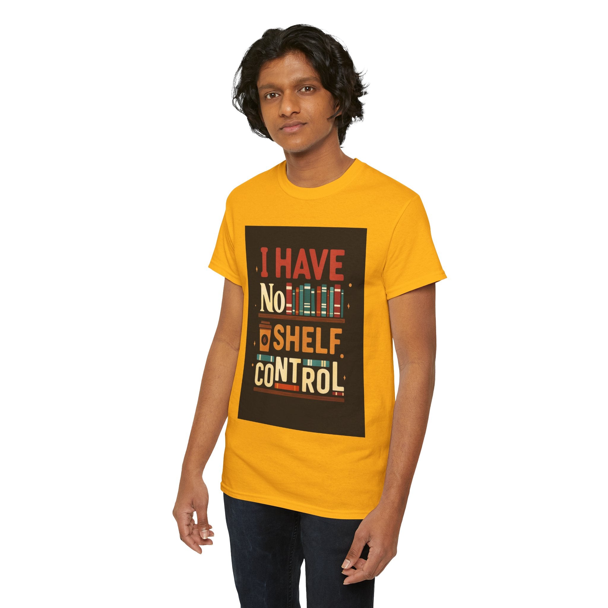 Book Lover's Humor Tee - I Have No Shelf Control, Gift for Readers, Bookish Apparel, Casual Wear, Funny T-Shirt